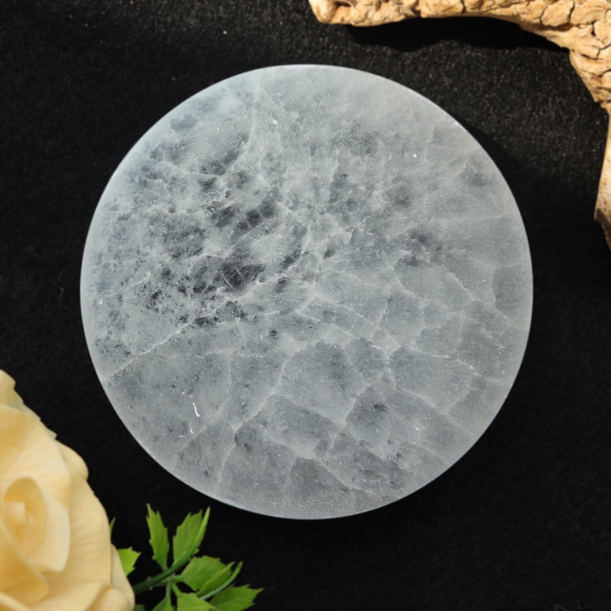 Selenite Engraved Charging Plate, Stick, Bar, Chakra Symbols, Flower of Life, Tree of Life, Zodiac Astrology Signs