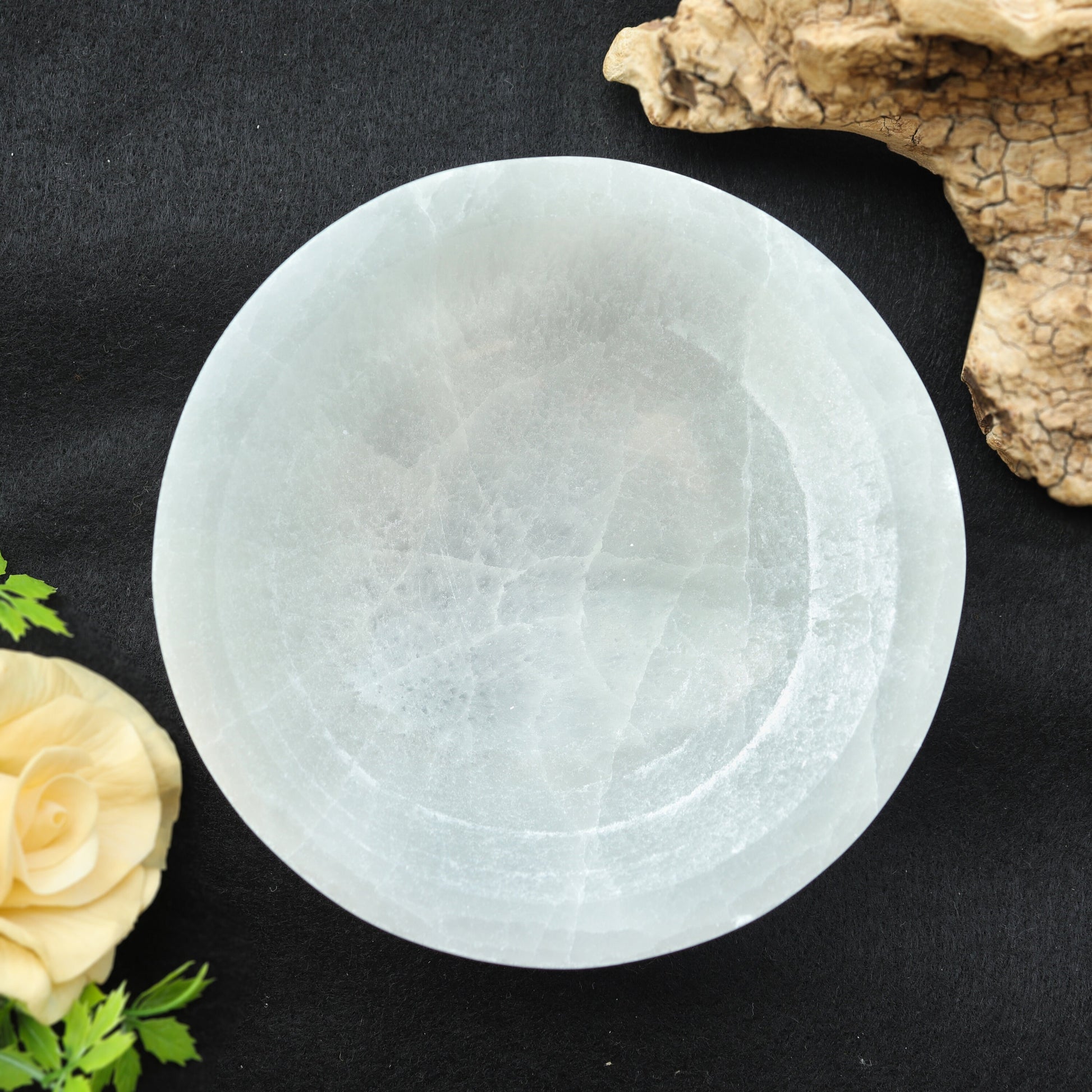 Selenite Bowl , Cleansing Bowl, Offering Bowl, Natural Selenite, Moroccan Selenite