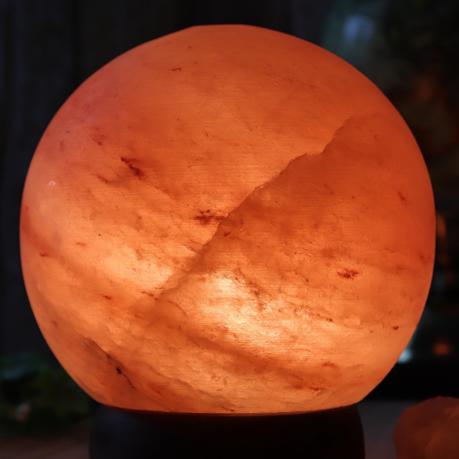 Himalayan Salt Lamp Globe, Natural Pink Salt Lamp, Dimming Lamp, Warm Ambiance Light, Stunning Home Decor