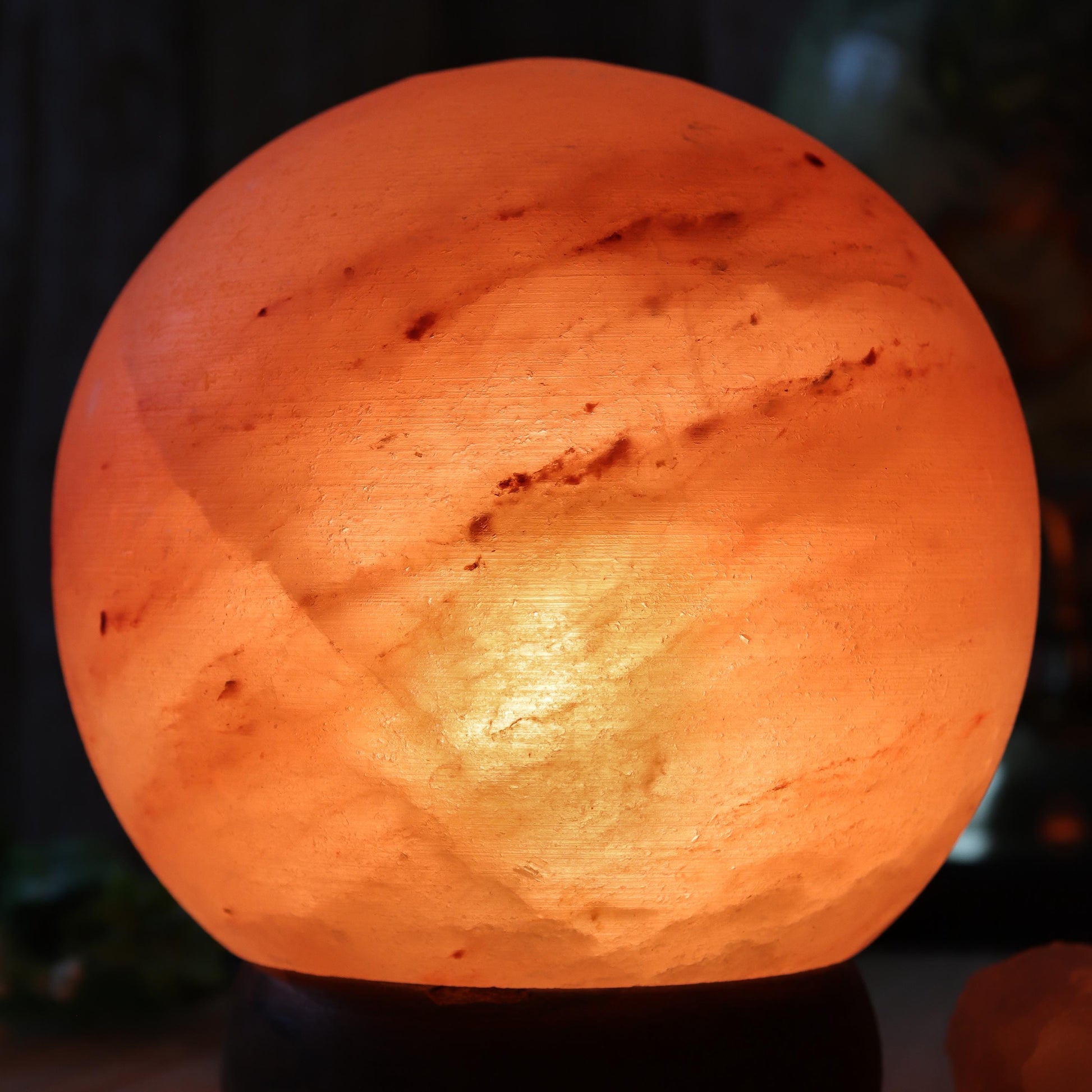 Himalayan Salt Lamp Globe, Natural Pink Salt Lamp, Dimming Lamp, Warm Ambiance Light, Stunning Home Decor