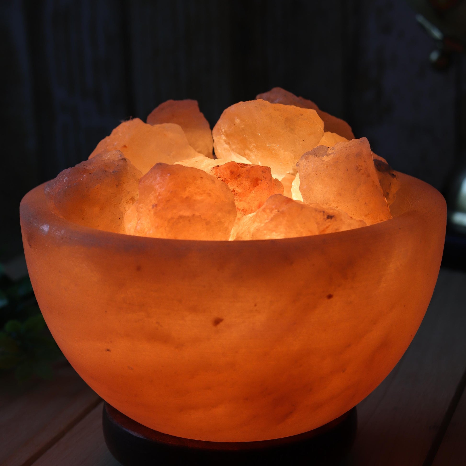 Himalayan Salt Lamp Fire Bowl, Natural Pink Salt Lamp, Dimming Lamp, Warm Ambiance Light, Table Lamp, Desk Lamp, Stunning Home Decor