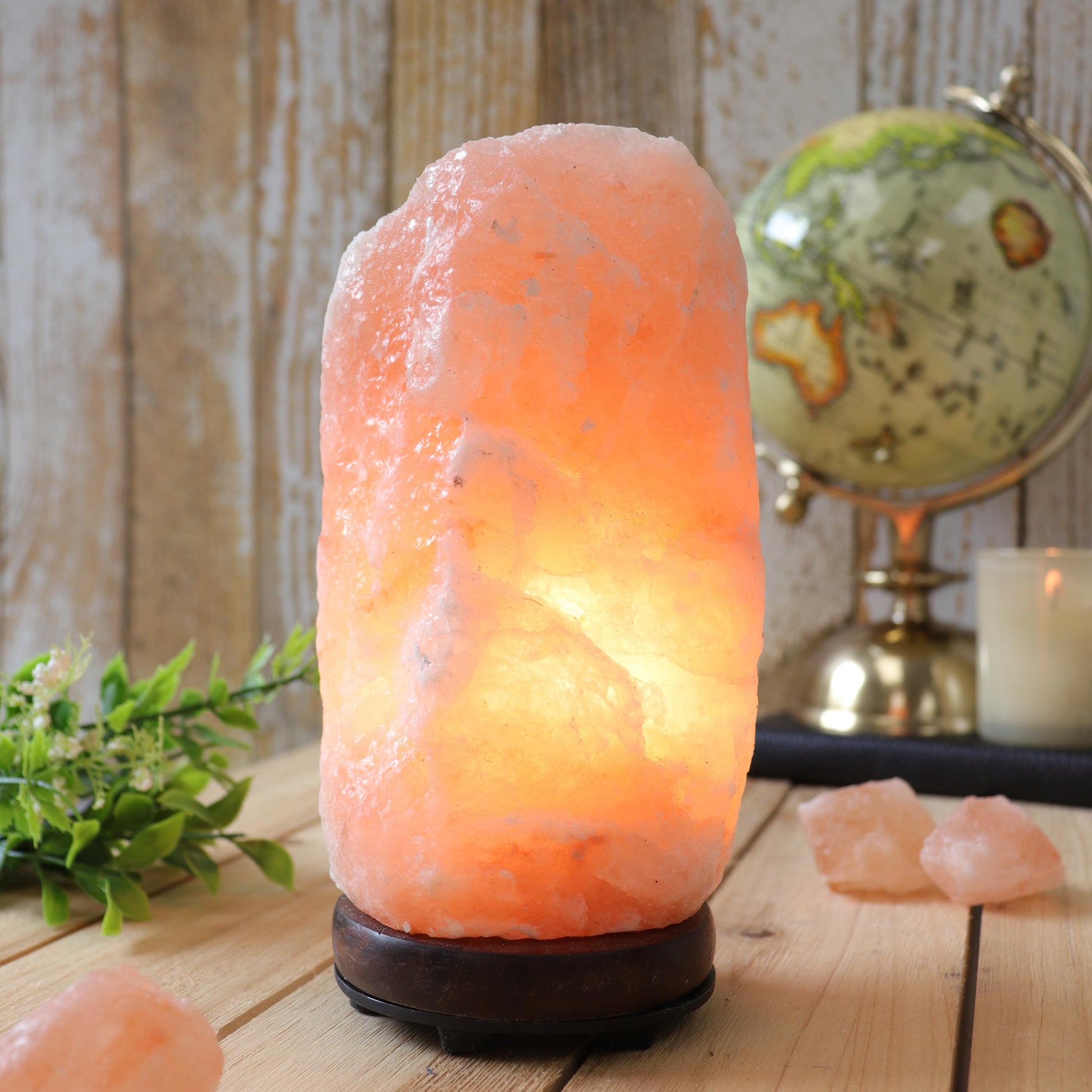 Hand-Craved Himalayan Salt Lamp from Pure Himalayan Salt Minerals from Million Year OId Salt Mine