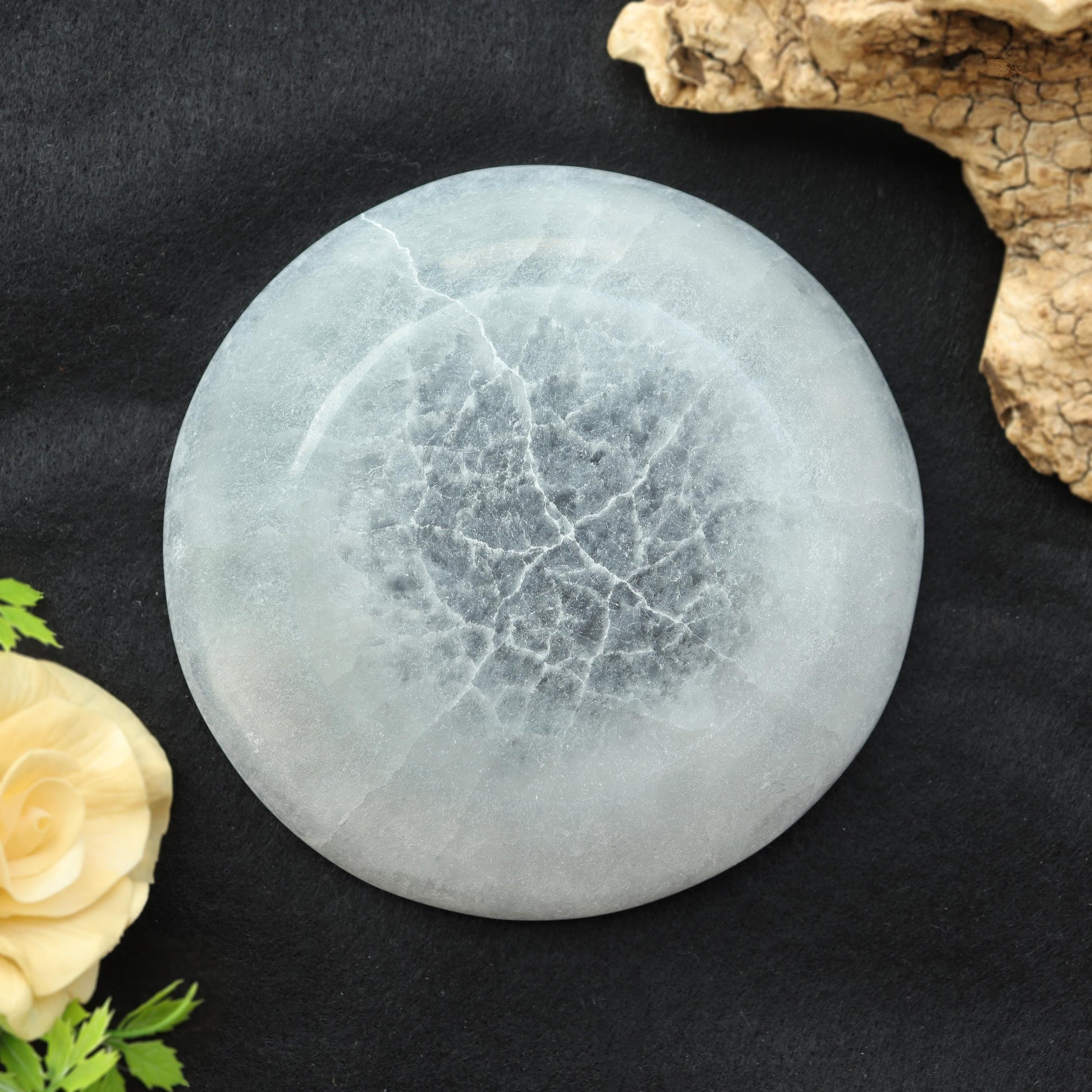 Selenite Large Offering Bowl | Natural Selenite | Cleansing Selenite