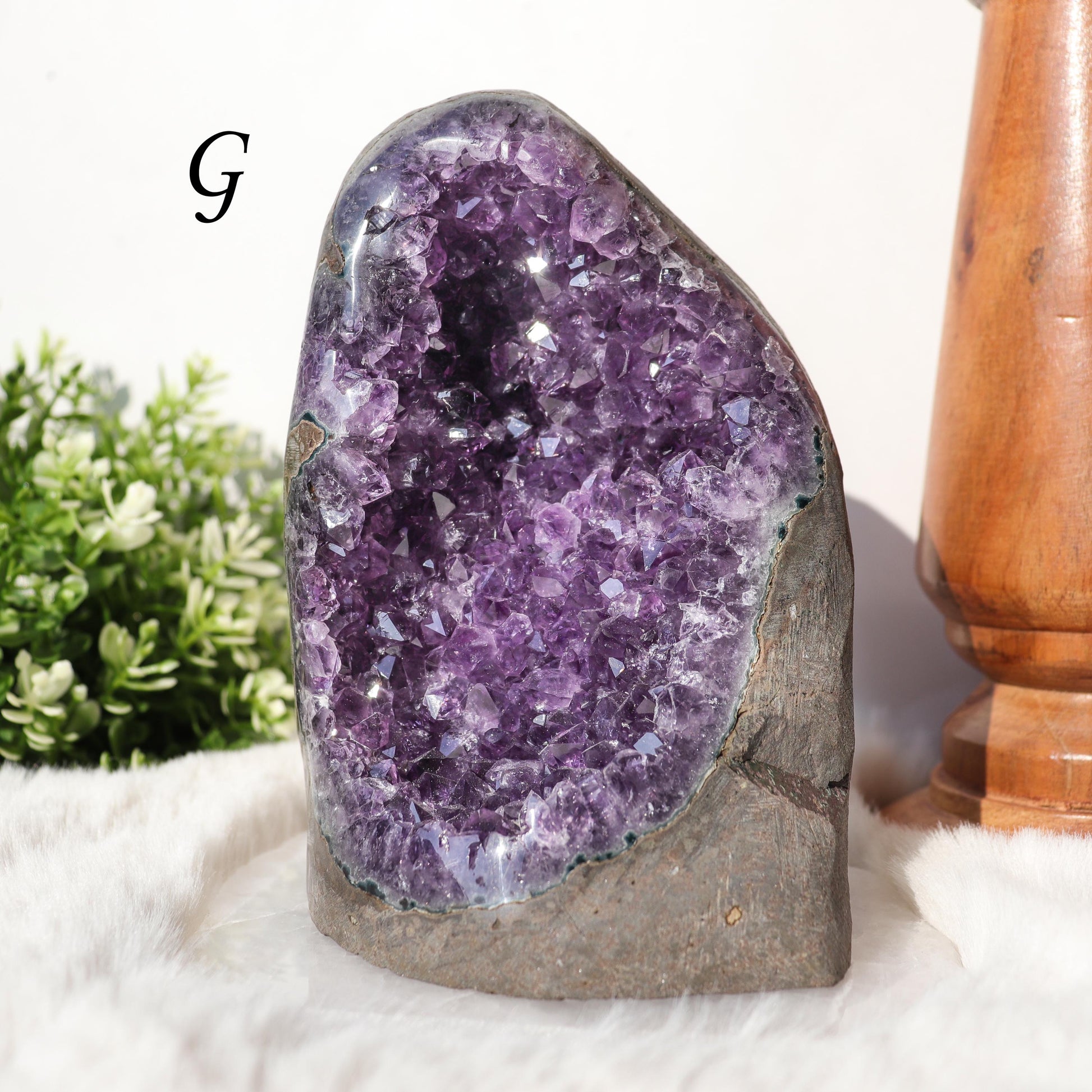 AAA+ Quality Amethyst Geodes, Dark Purple Crystal, Intuition and Creativity, Crown Chakra, Ethically Sourced - Pick your Own!
