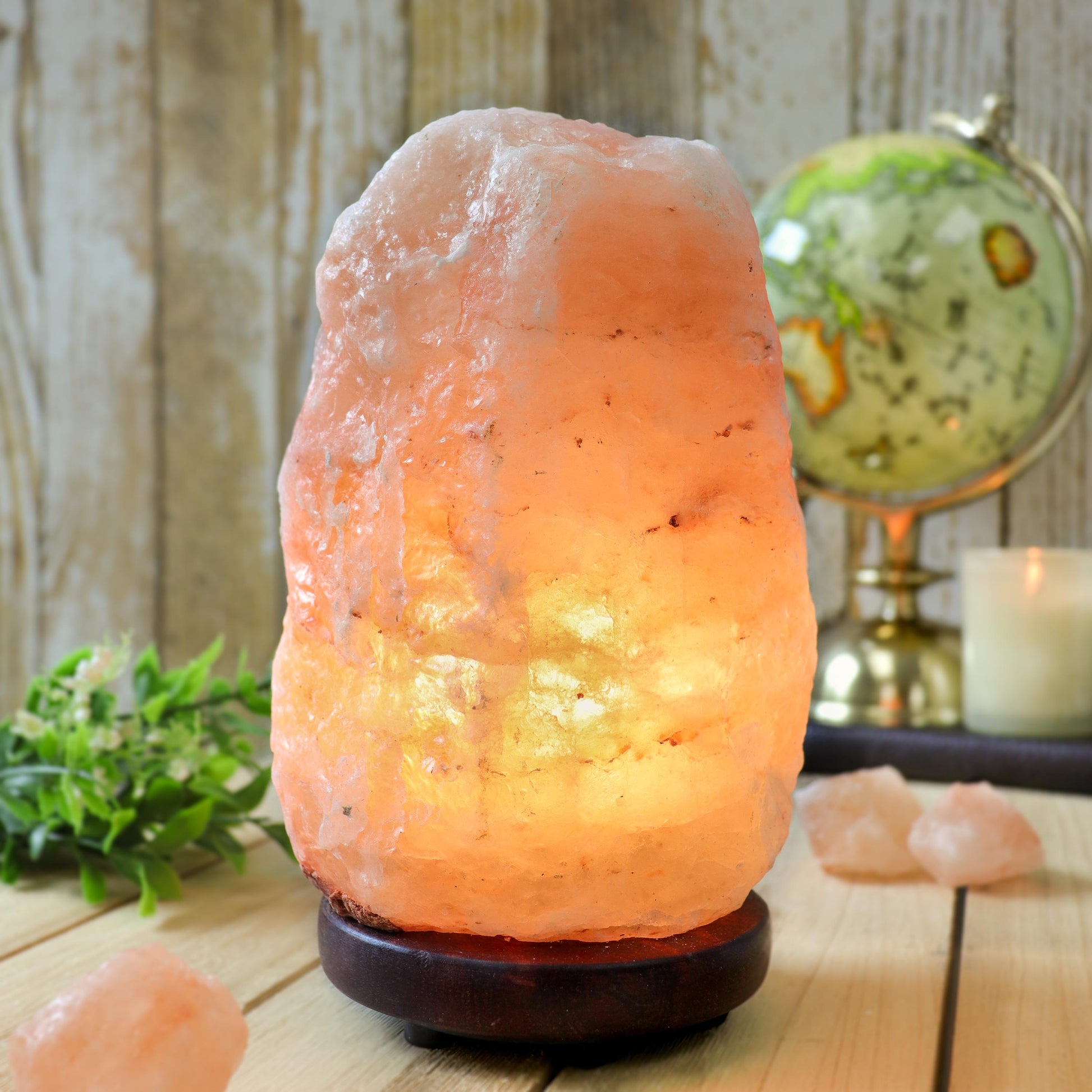 Hand-Craved Himalayan Salt Lamp from Pure Himalayan Salt Minerals from Million Year OId Salt Mine