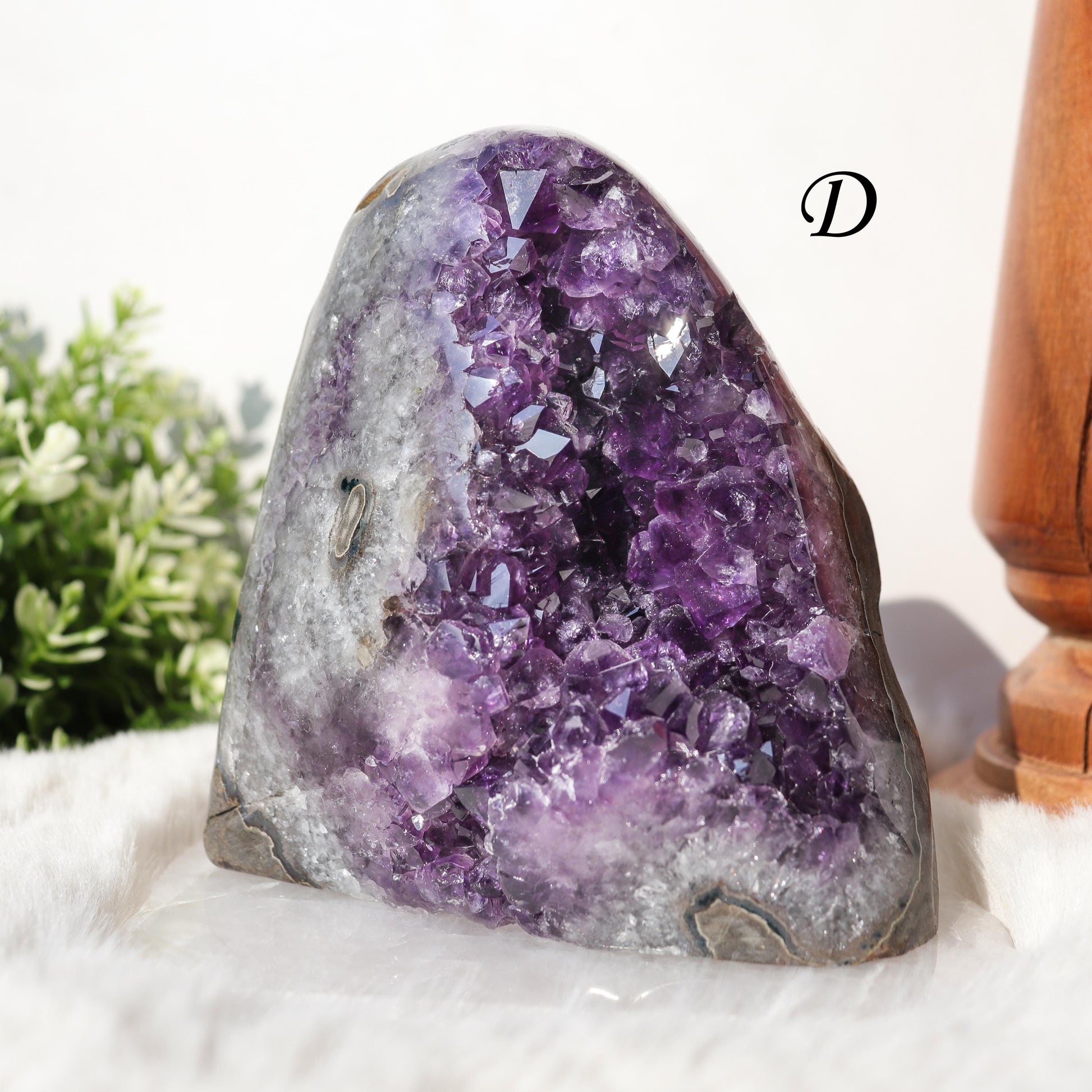 AAA+ Quality Amethyst Geodes, Dark Purple Crystal, Intuition and Creativity, Crown Chakra, Ethically Sourced - Pick your Own!