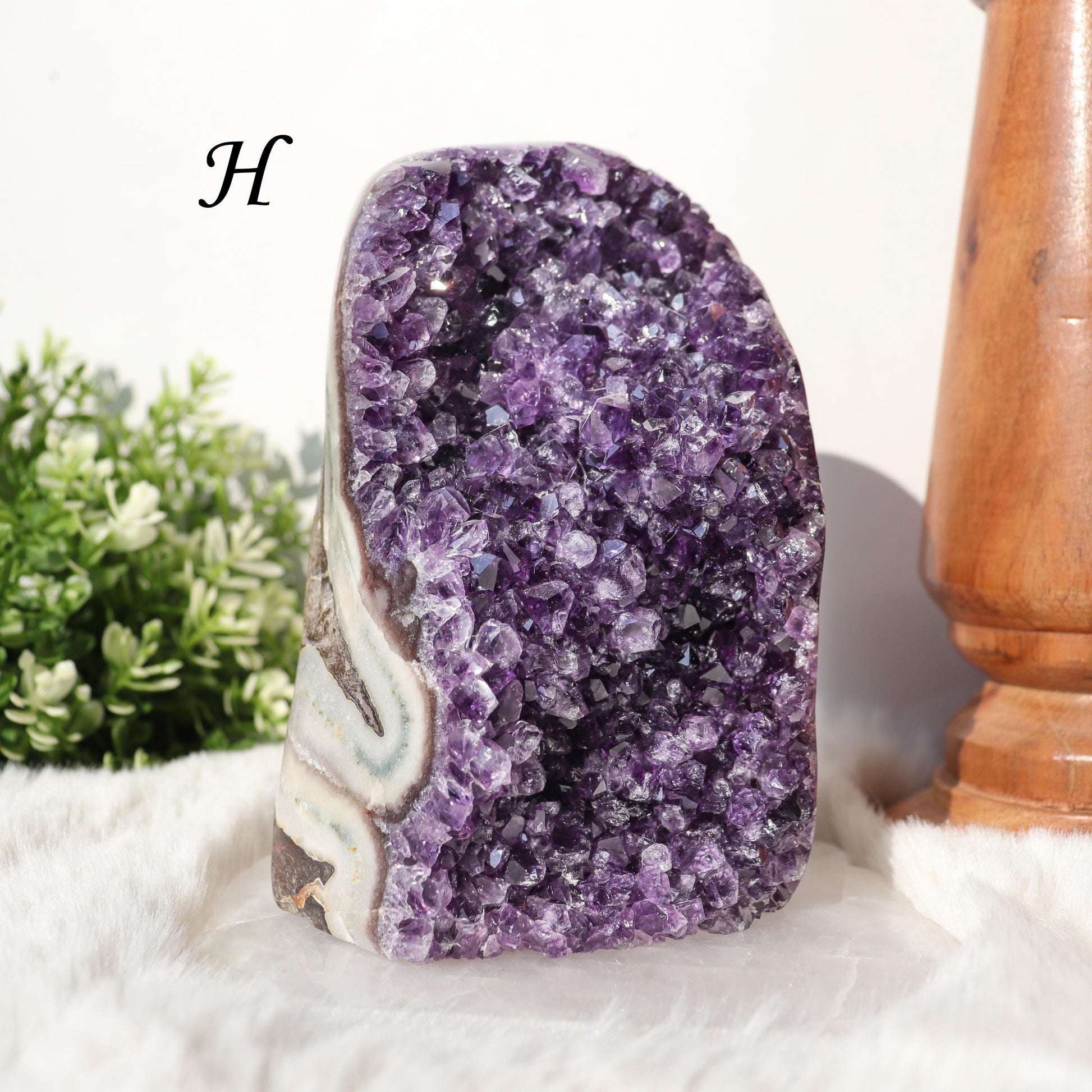 AAA+ Quality Amethyst Geodes, Dark Purple Crystal, Intuition and Creativity, Crown Chakra, Ethically Sourced - Pick your Own!