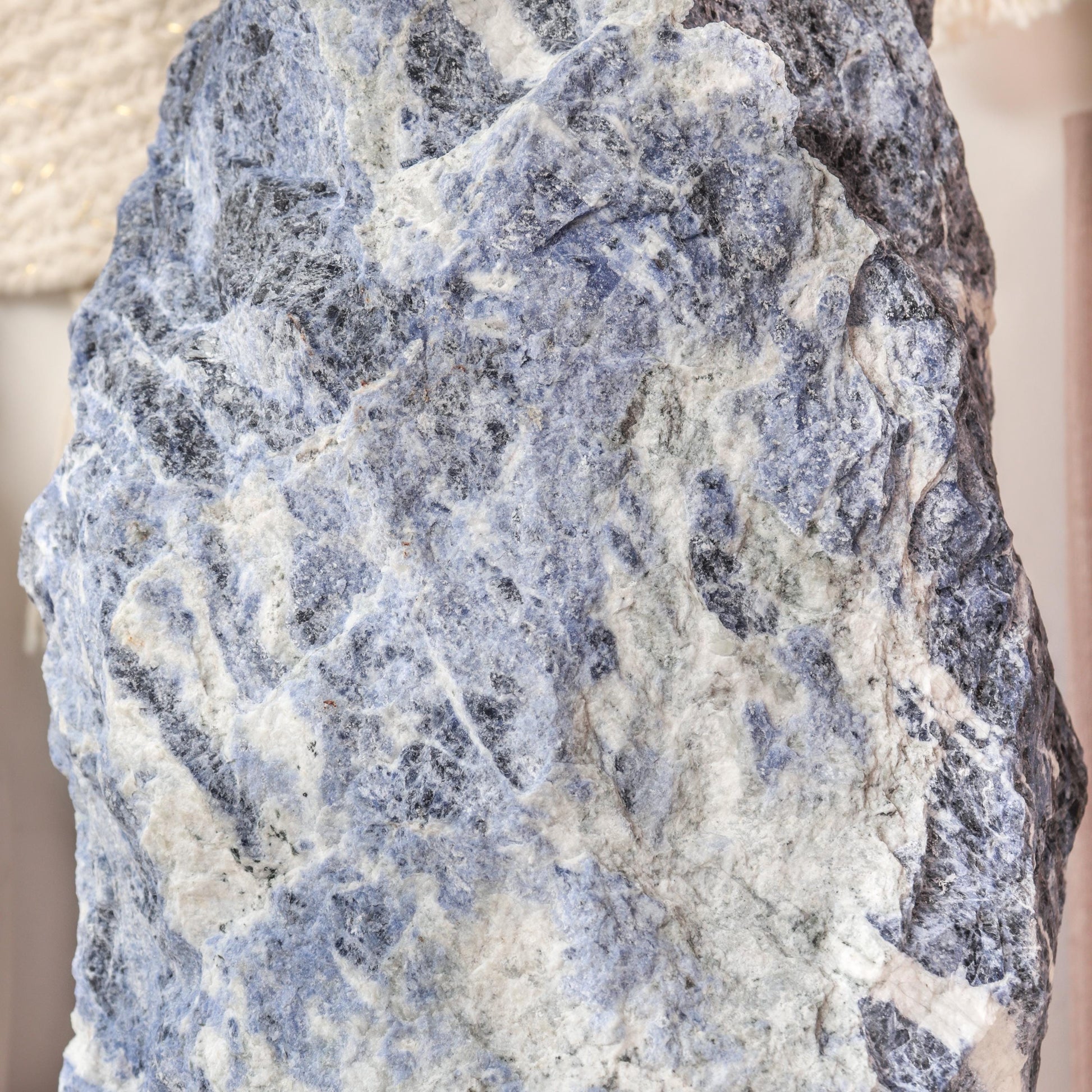 Large Sodalite Decorator, Communication and Awareness, Intuition, Ethically Sourced, Large Throat Chakra