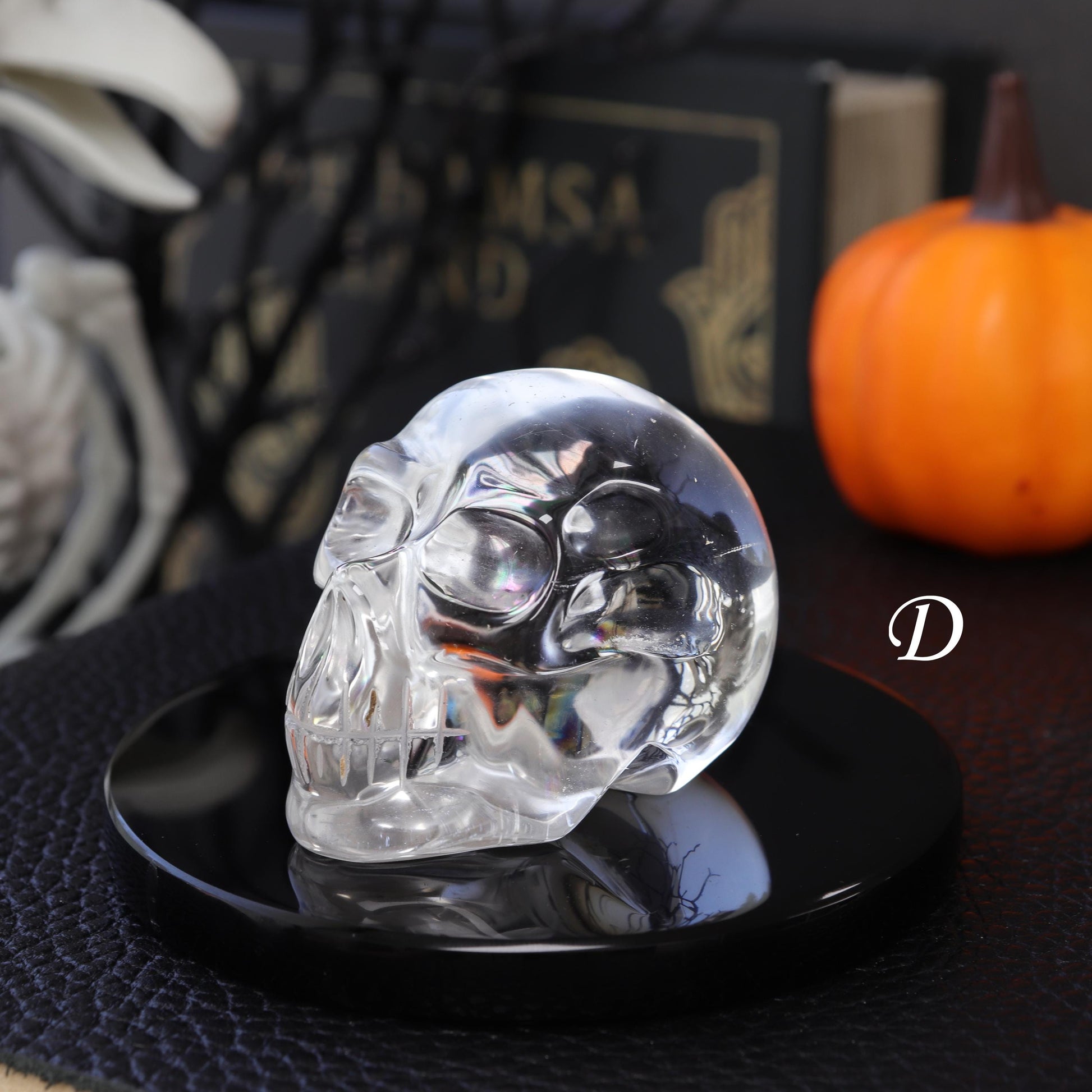 Polished Crystal Skulls, Halloween Décor, Gothic Aesthetic, Fall Home Decor, Hand Carved & Ethically Sourced - PICK YOUR OWN