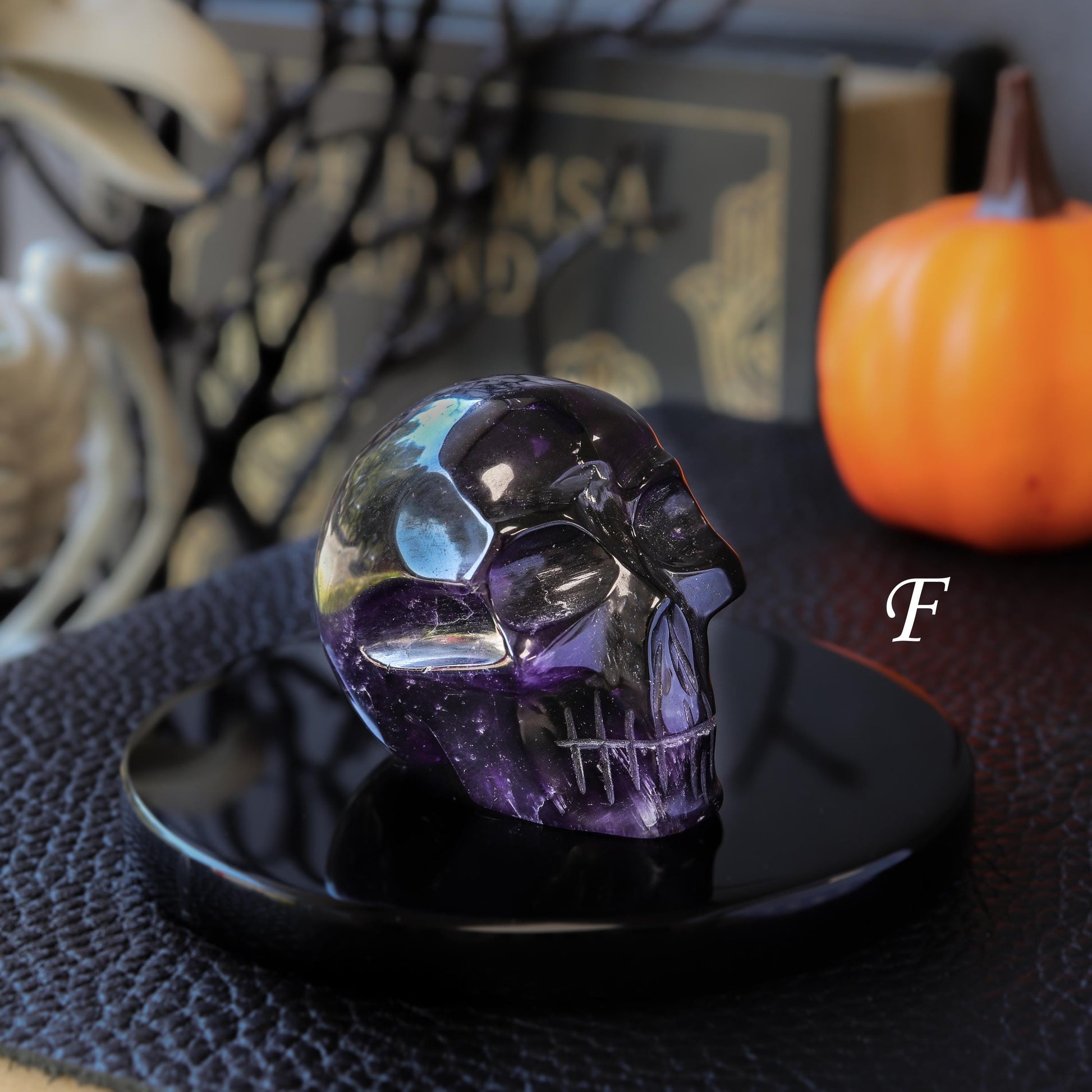 Polished Crystal Skulls, Halloween Décor, Gothic Aesthetic, Fall Home Decor, Hand Carved & Ethically Sourced - PICK YOUR OWN
