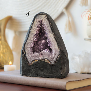 Mini Amethyst Cathedrals, Amethyst Druze, Perfect Home Decor for Desks, Tables, Hallways, Boho Chic, Ethically Sourced