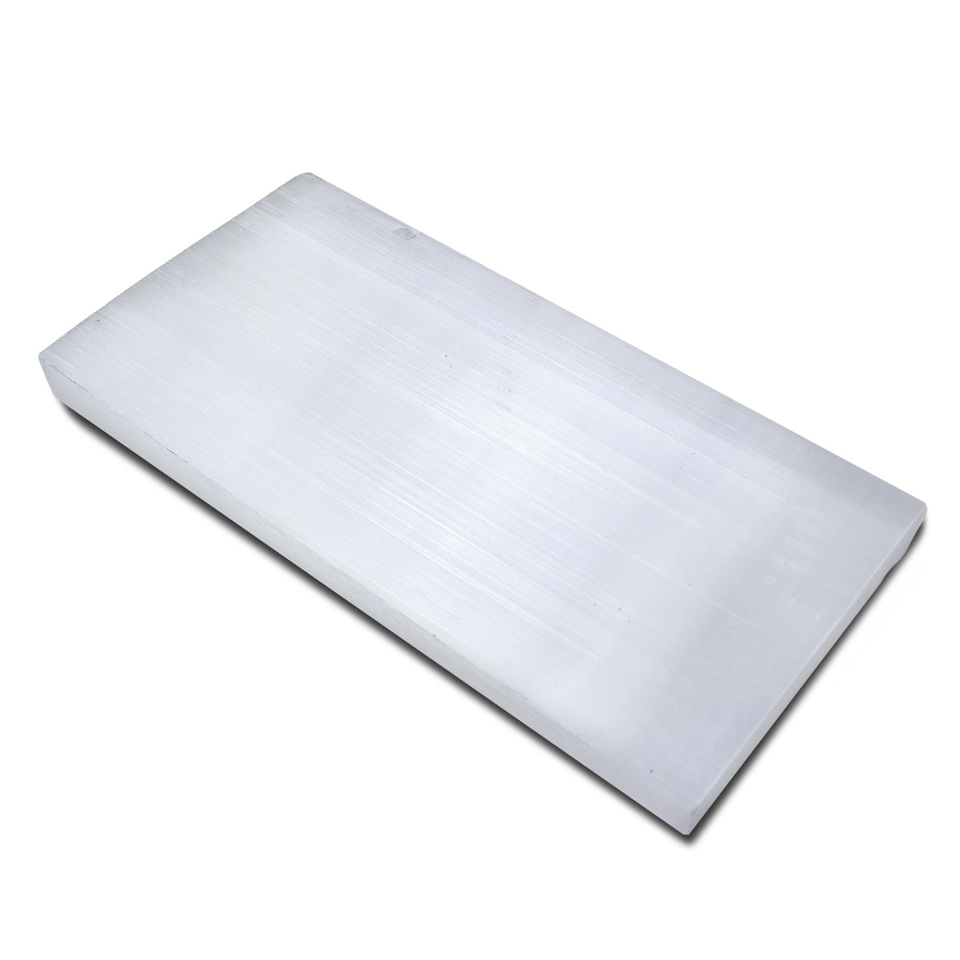 XL Selenite Slab, Natural Moroccan Hand made Plate for Charging, Crystal Cleansing