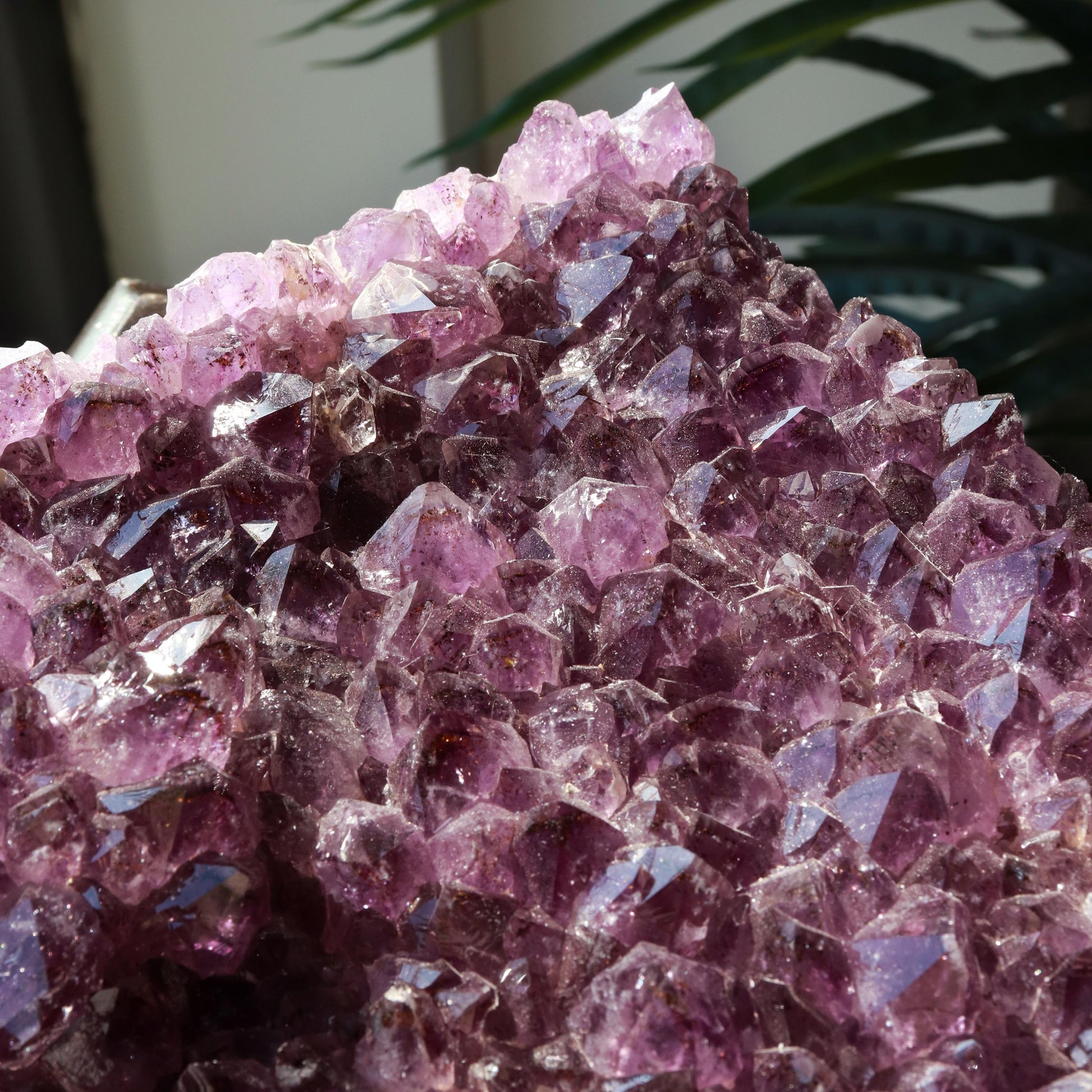 X-LARGE Grade A Amethyst Cluster, Unique Crystal Specimen, Ethically Sourced from Brazil, Real Crystal Amethyst, Pick our Own