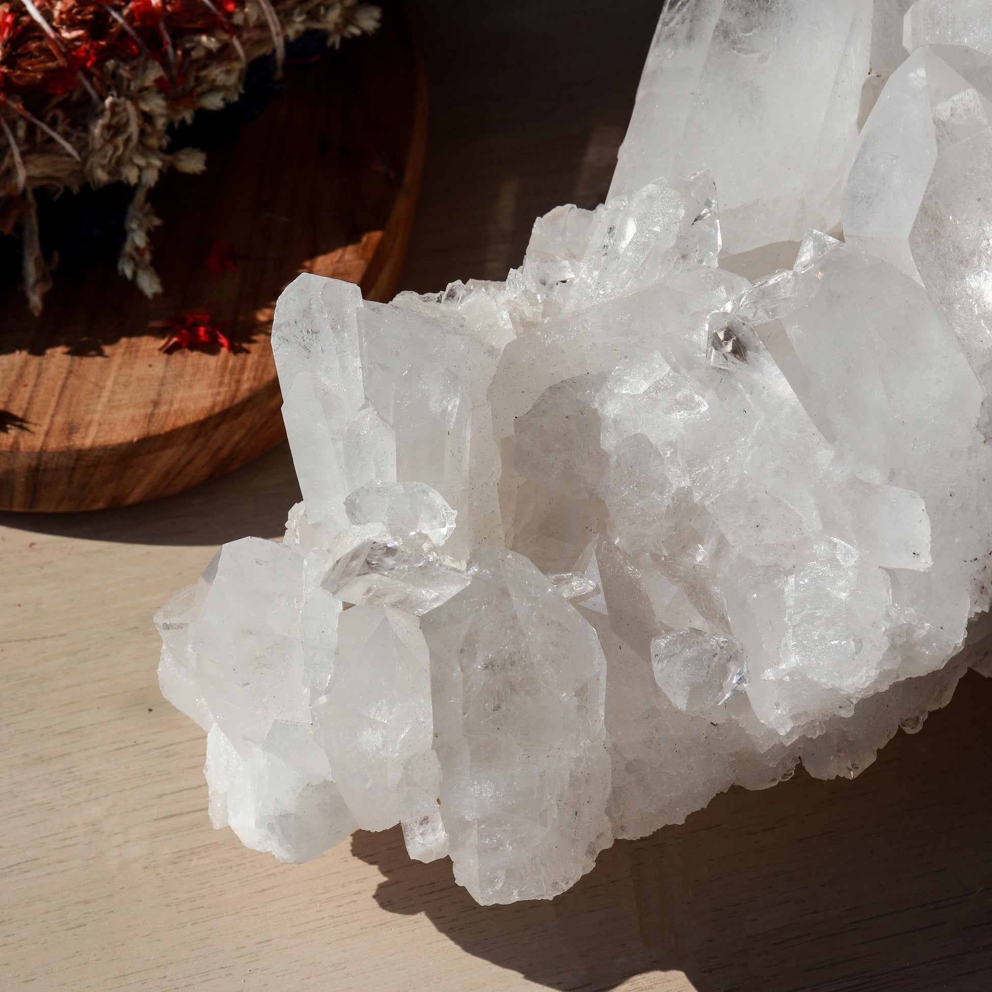 LARGE Clear Quartz Cluster, Unique Crystal Specimen, Ethically Sourcedl, Real Crystal Quartz, Pick our Own