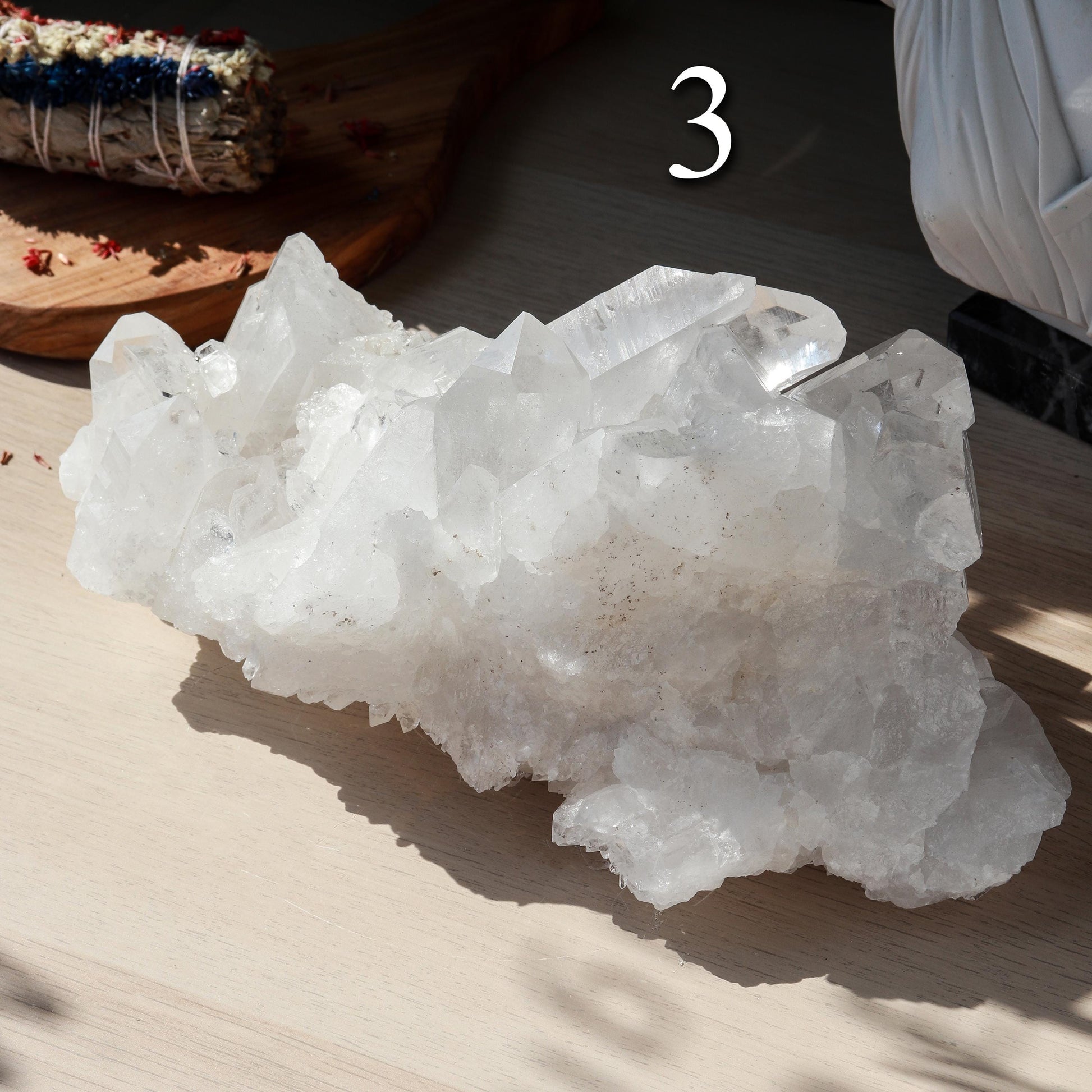 LARGE Clear Quartz Cluster, Unique Crystal Specimen, Ethically Sourcedl, Real Crystal Quartz, Pick our Own
