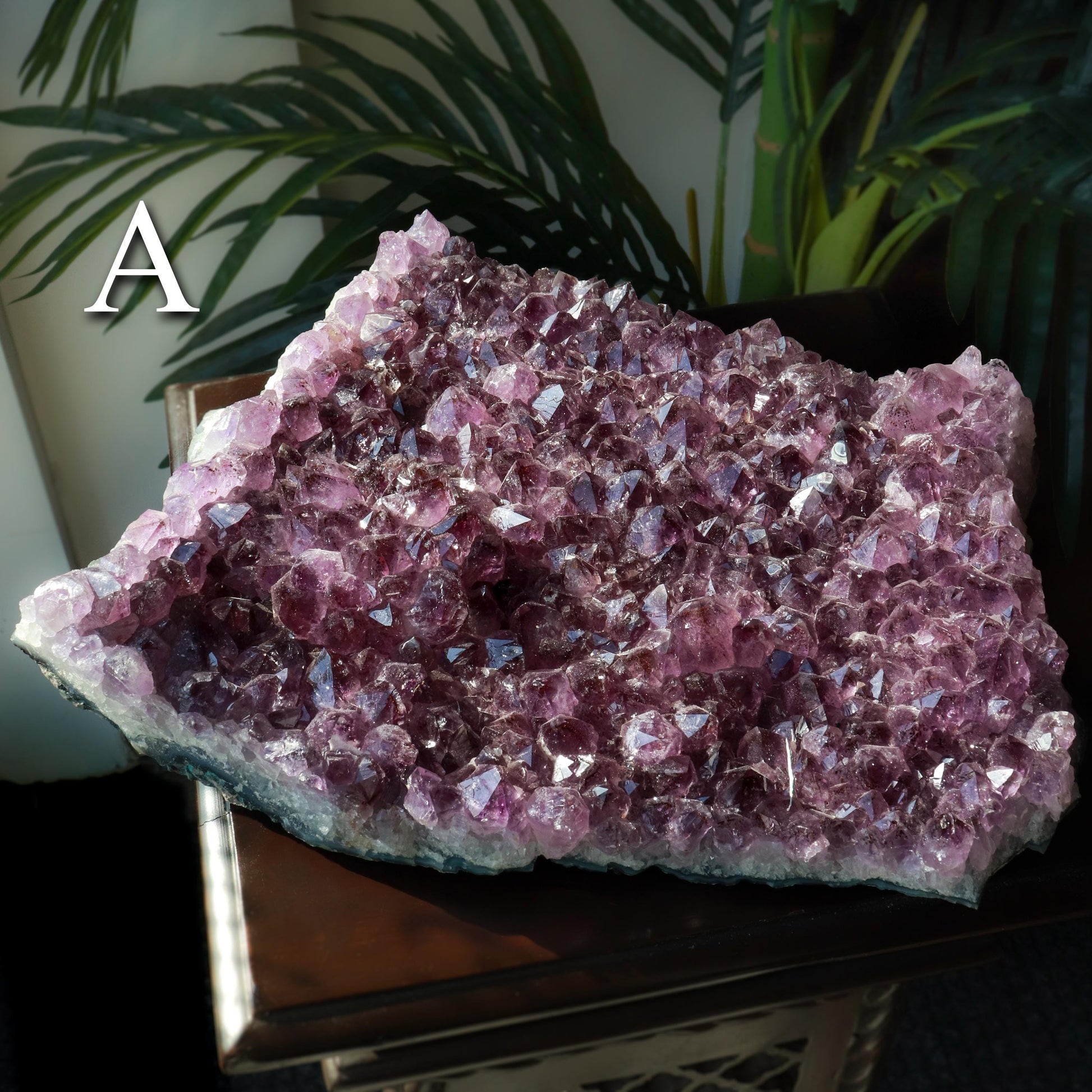 X-LARGE Grade A Amethyst Cluster, Unique Crystal Specimen, Ethically Sourced from Brazil, Real Crystal Amethyst, Pick our Own