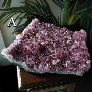 X-LARGE Grade A Amethyst Cluster, Unique Crystal Specimen, Ethically Sourced from Brazil, Real Crystal Amethyst, Pick our Own