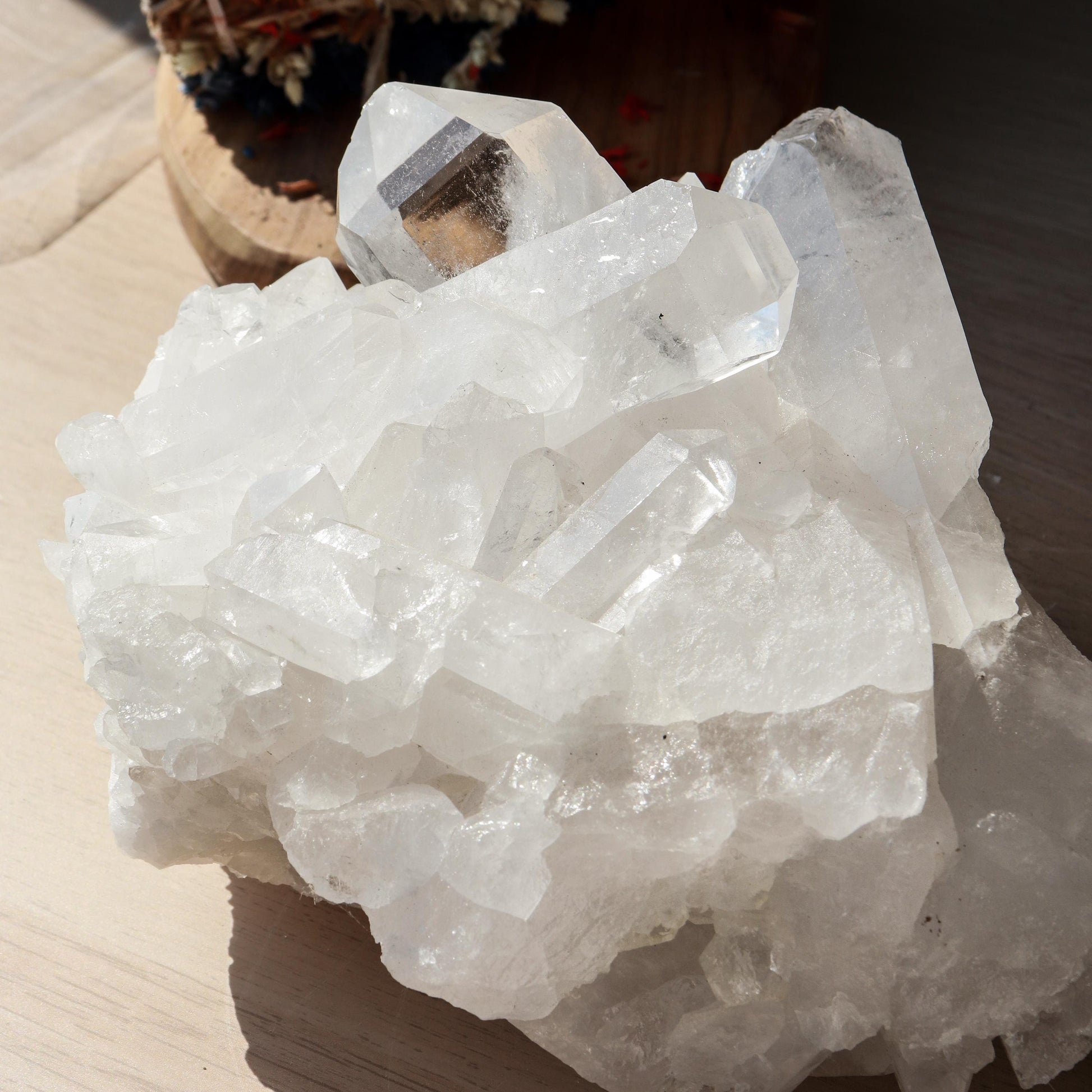 LARGE Clear Quartz Cluster, Unique Crystal Specimen, Ethically Sourcedl, Real Crystal Quartz, Pick our Own