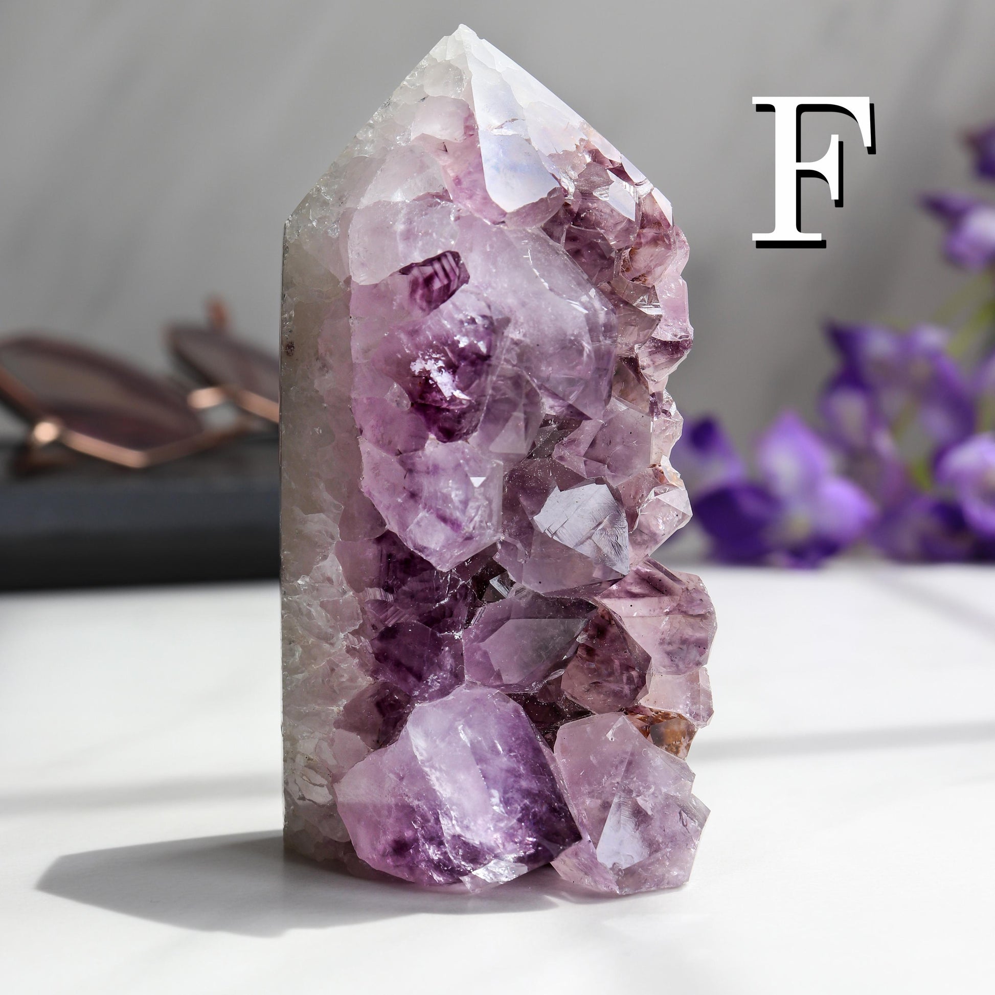Grade A Amethyst Cluster Towers, Unique Crystal Specimen, Ethically Sourced, Real Crystal Amethyst, Pick our Own