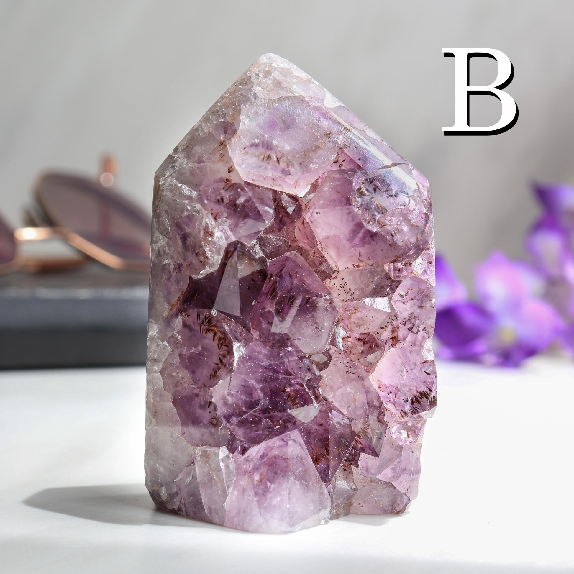 Grade A Amethyst Cluster Towers, Unique Crystal Specimen, Ethically Sourced, Real Crystal Amethyst, Pick our Own