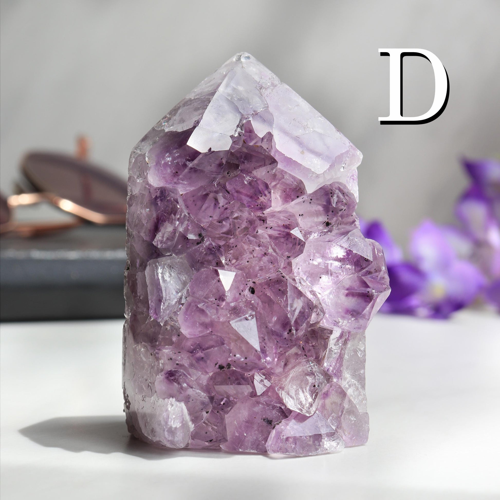 Grade A Amethyst Cluster Towers, Unique Crystal Specimen, Ethically Sourced, Real Crystal Amethyst, Pick our Own