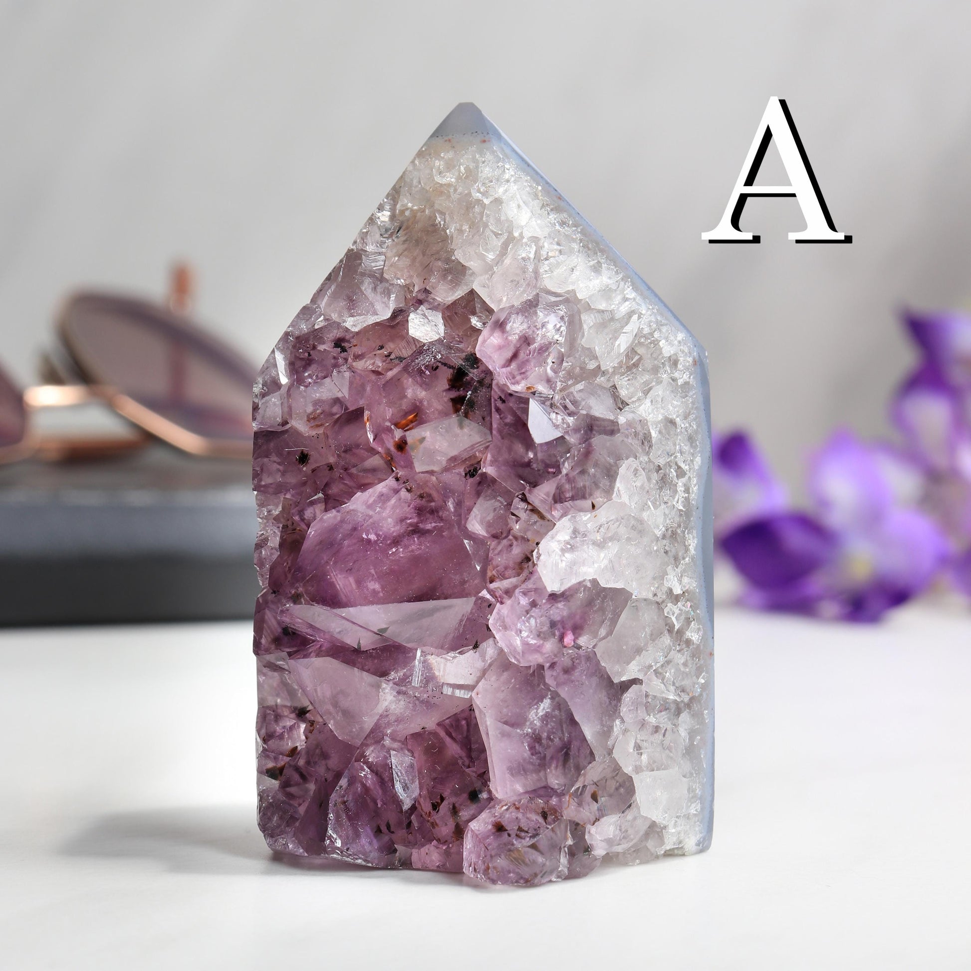 Grade A Amethyst Cluster Towers, Unique Crystal Specimen, Ethically Sourced, Real Crystal Amethyst, Pick our Own