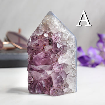 Grade A Amethyst Cluster Towers, Unique Crystal Specimen, Ethically Sourced, Real Crystal Amethyst, Pick our Own