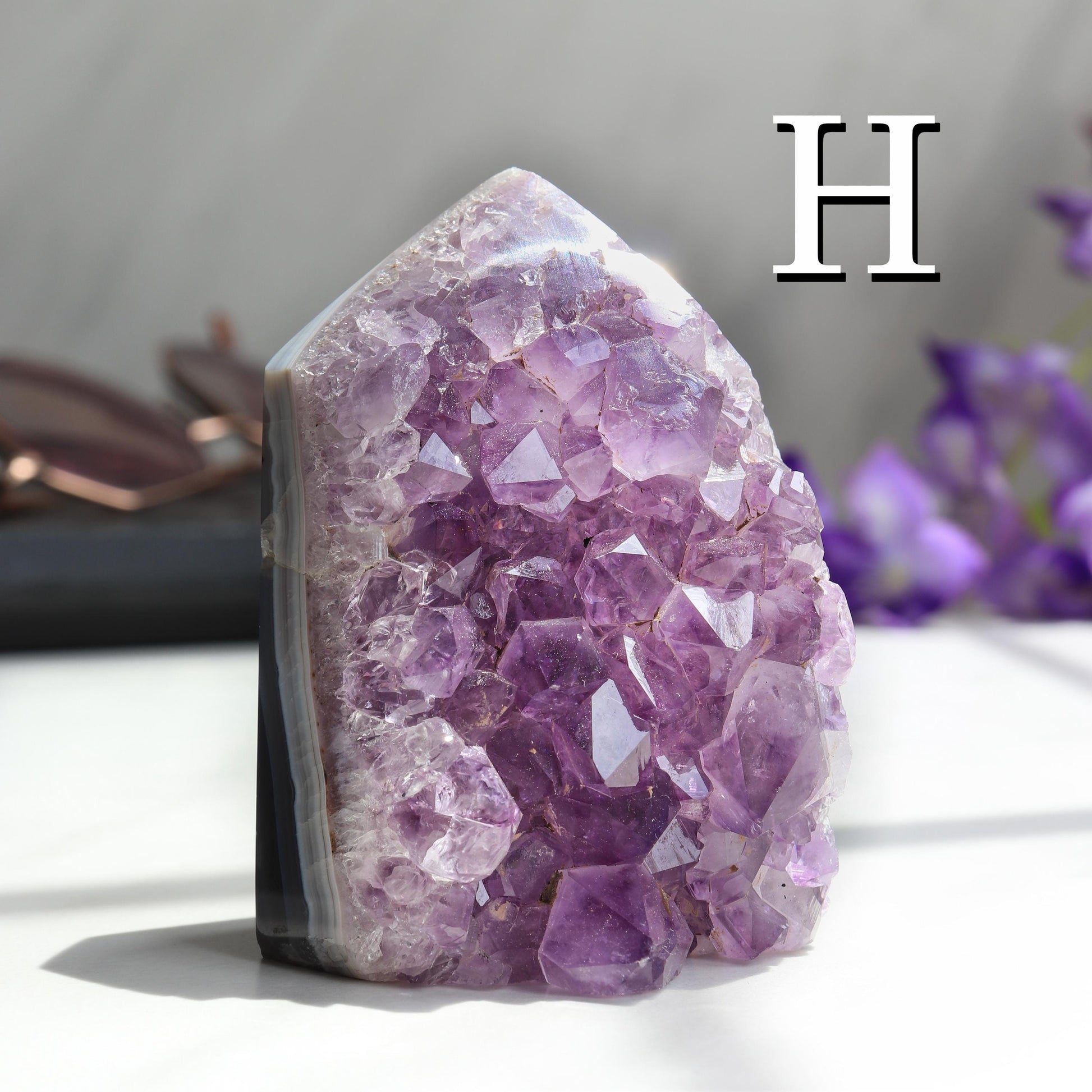 Grade A Amethyst Cluster Towers, Unique Crystal Specimen, Ethically Sourced, Real Crystal Amethyst, Pick our Own