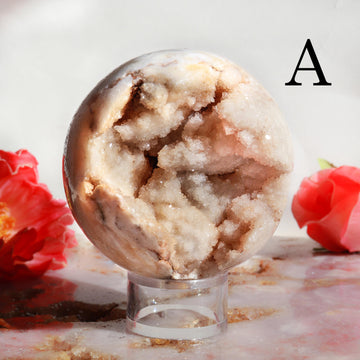 Natural Pink Amethyst Spheres, Ethically Sourced, Unique Crystal Specimens, Large Crystals, Statement Pieces - PICK YOUR OWN