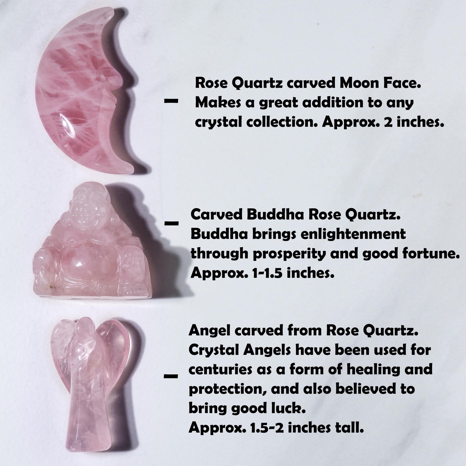Rose Quartz Bundle, Set of 5, 10, 15, Mini Rose Quartz Crystals, Ethically Sourced Gemstones, Stone of Love and Compassion - Build your Own!