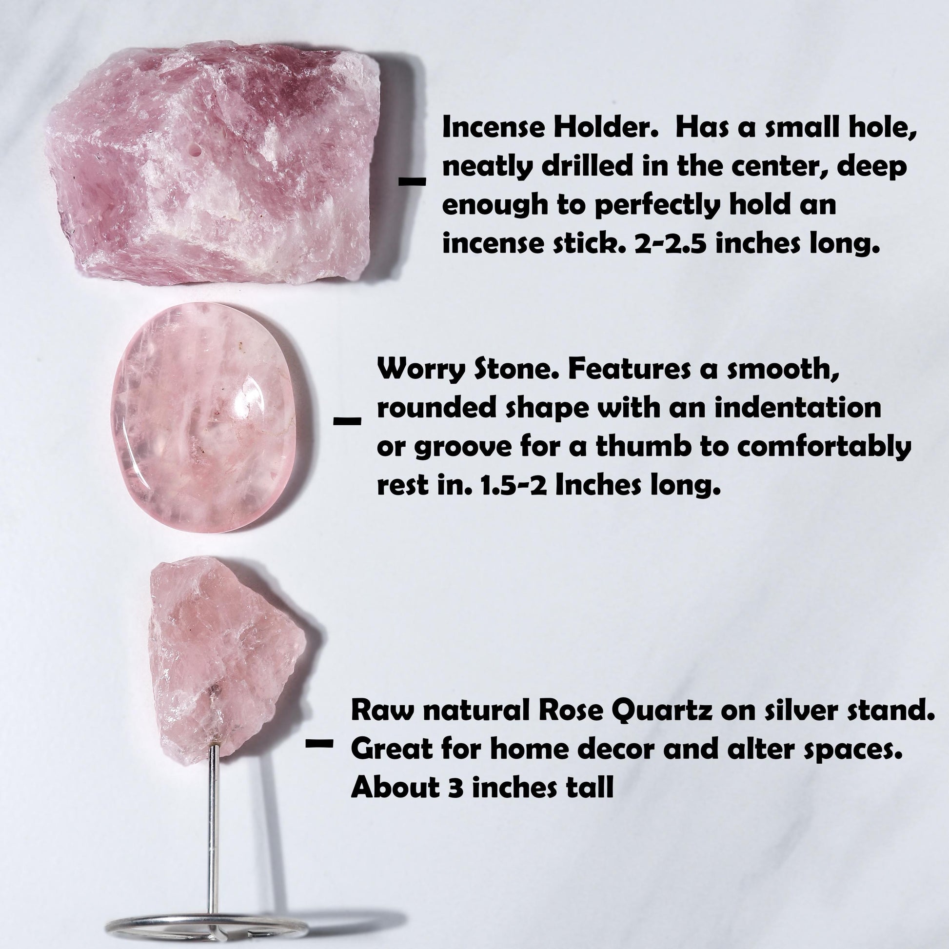 Rose Quartz Bundle, Set of 5, 10, 15, Mini Rose Quartz Crystals, Ethically Sourced Gemstones, Stone of Love and Compassion - Build your Own!