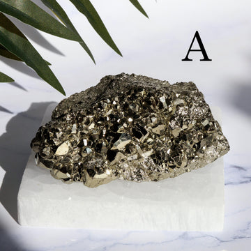 Natural Pyrite Clusters, Ethically Sourced, Abundance and Prosperity - PICK YOUR OWN