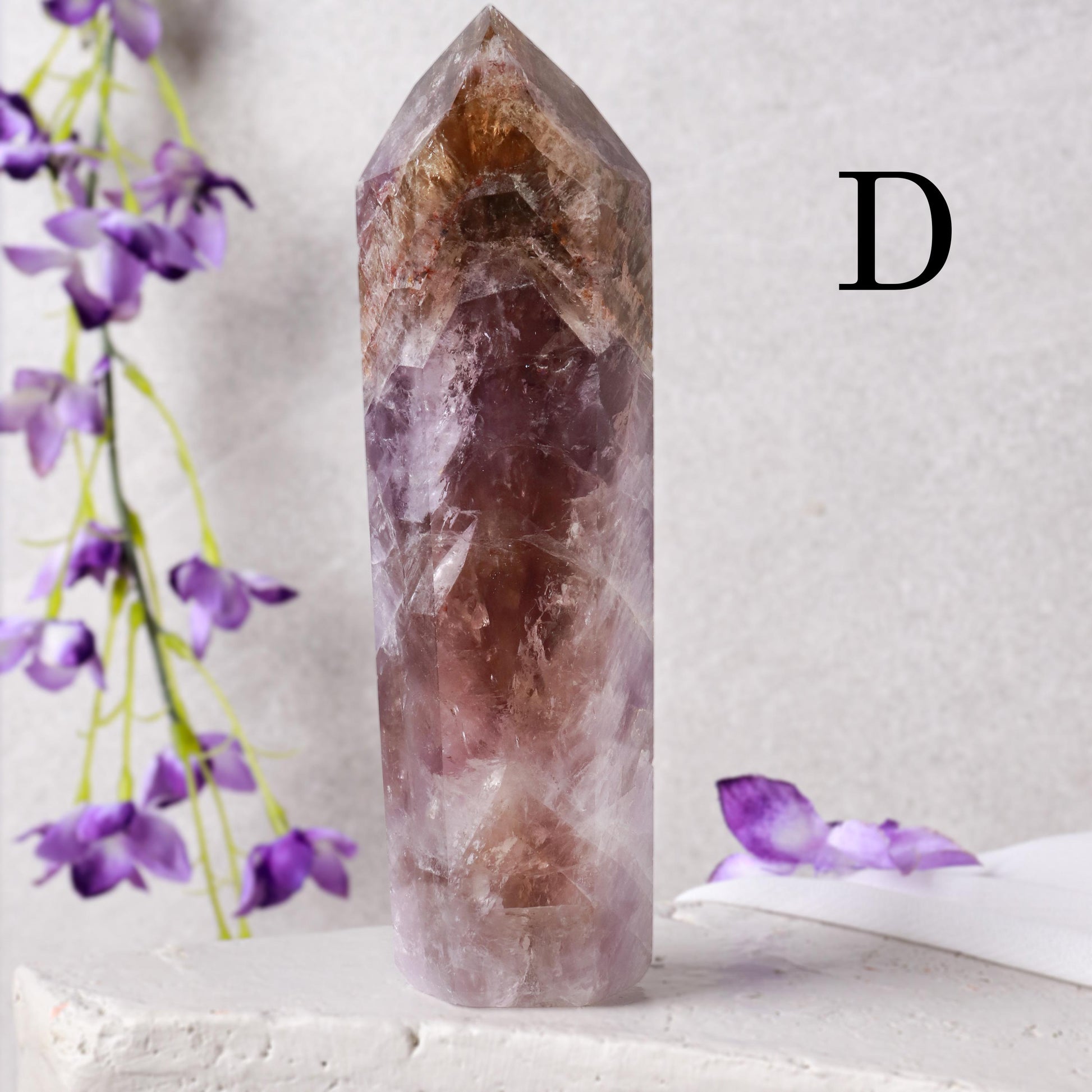 Polished Super Seven Point, Melody Stone, Ethically Sourced, Crown and Third Eye Chakra - PICK YOUR OWN