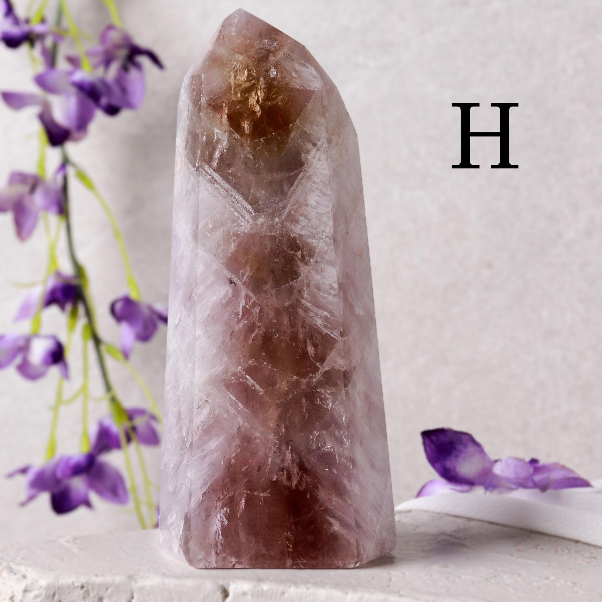 Polished Super Seven Point, Melody Stone, Ethically Sourced, Crown and Third Eye Chakra - PICK YOUR OWN