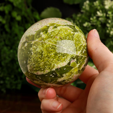 Serpentine Sphere, Natural Polished Gemstone, Ethically Sourced, Pick your Own