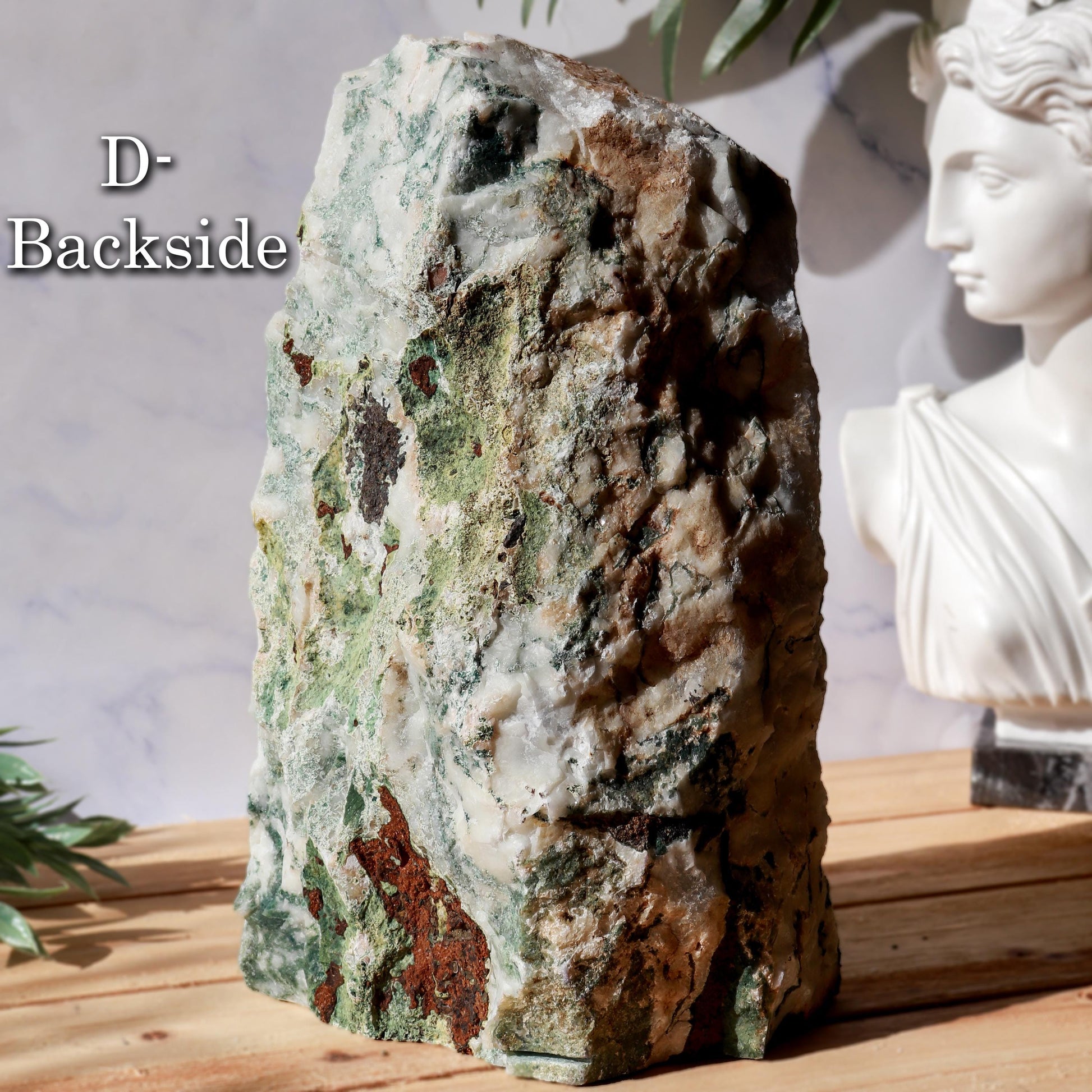 Tree Agate Decor Crystal, Ethically Sourced, Calming, Grounding Energy, Nature-Inspired Boho Decor Gift