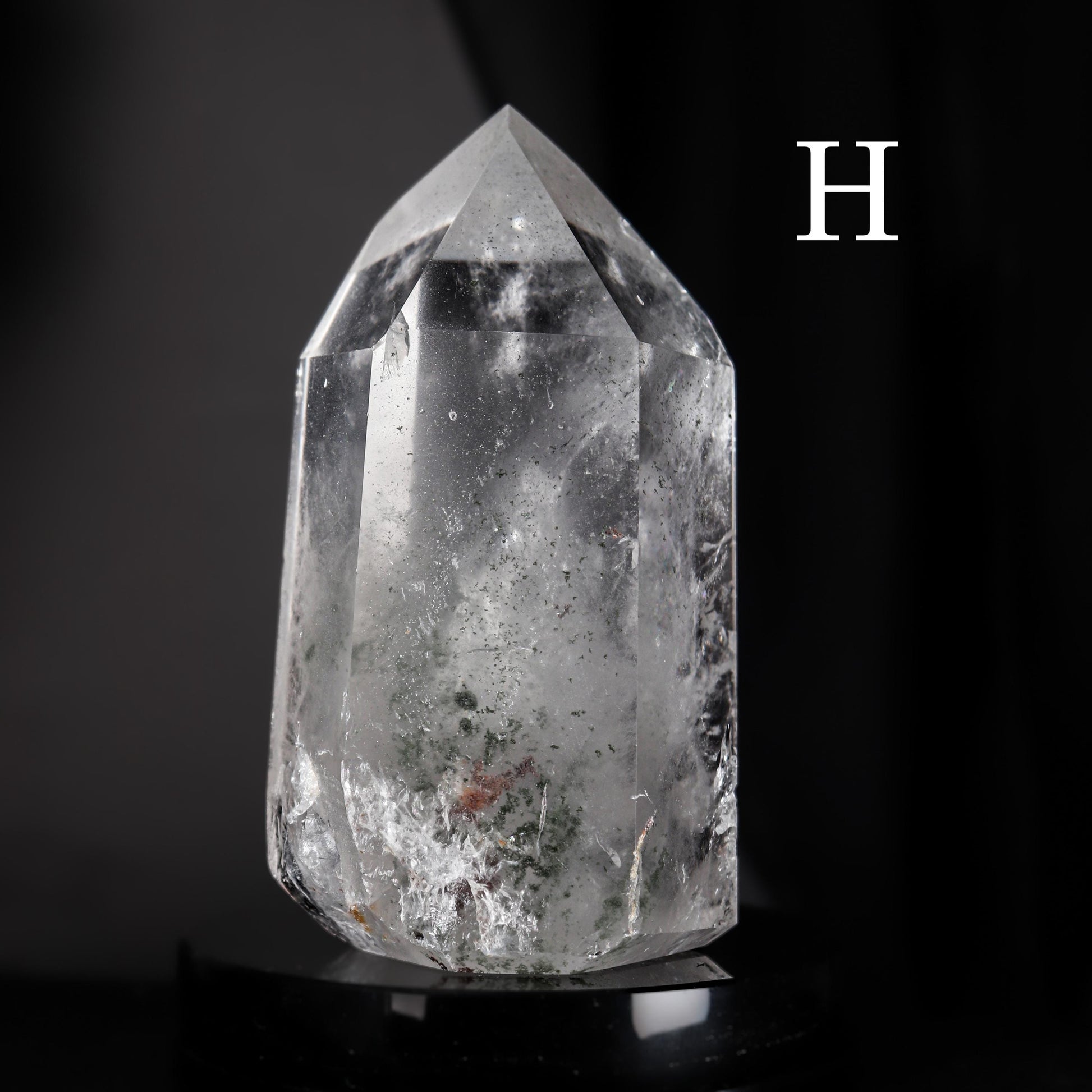 Clear Quartz Point with Phantoms, Clear Quartz Phantom Crystal Generator