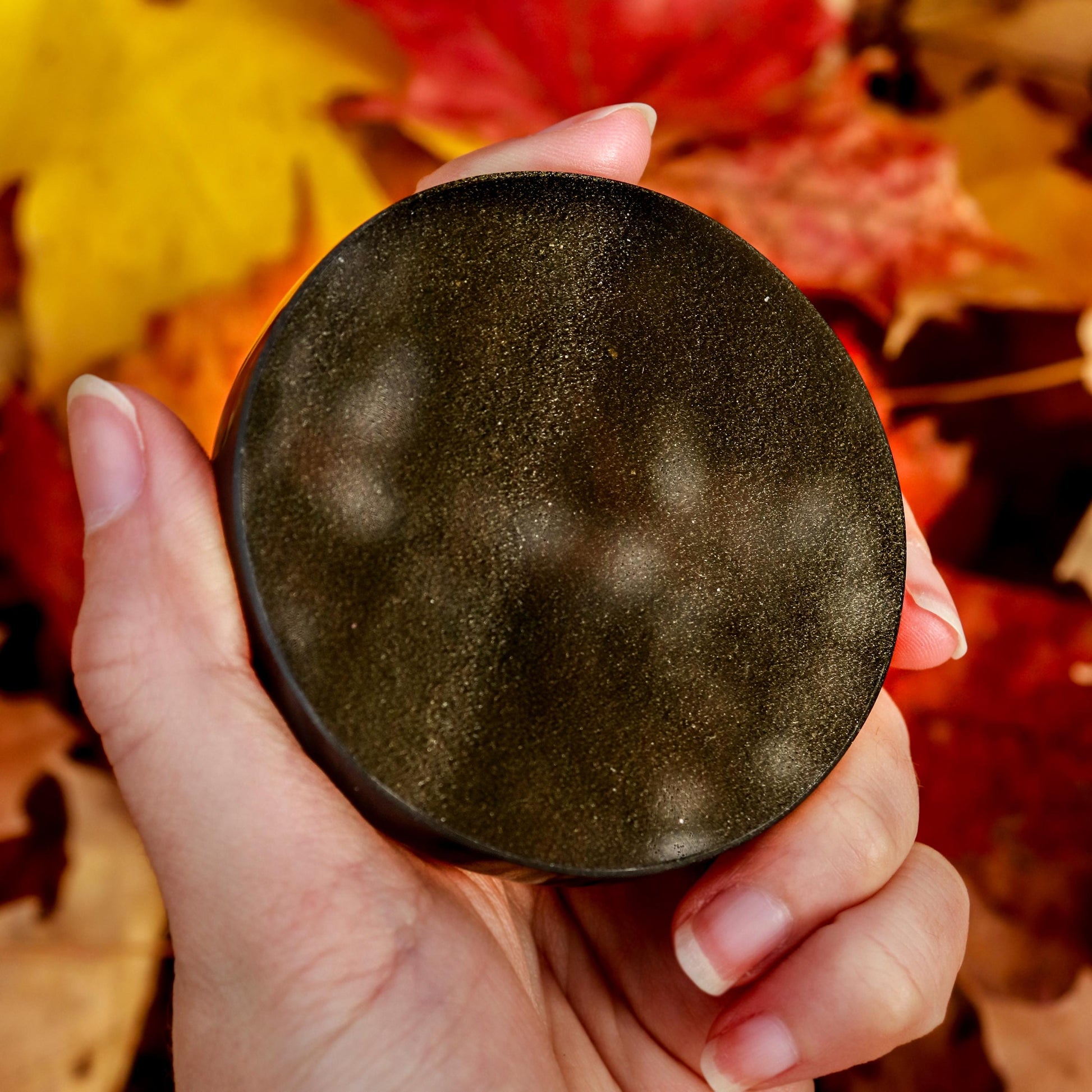 Golden Sheen Obsidian Mirror | Golden Sheen Obsidian Crystal | Golden Sheen Obsidian to Reflect Powerful Intentions