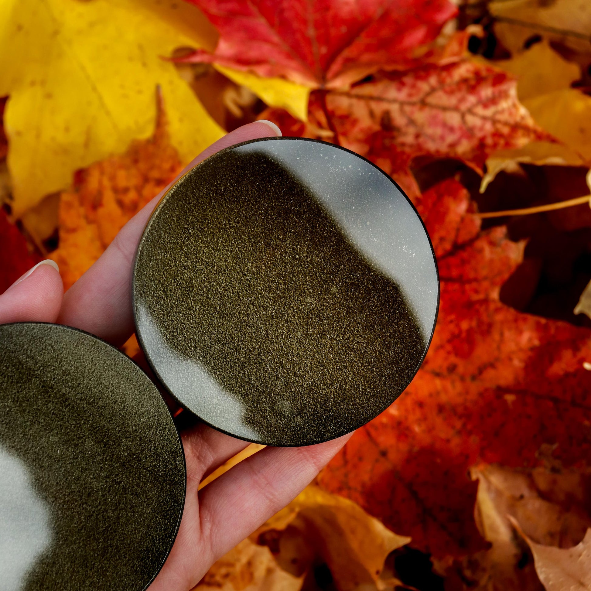 Golden Sheen Obsidian Mirror | Golden Sheen Obsidian Crystal | Golden Sheen Obsidian to Reflect Powerful Intentions