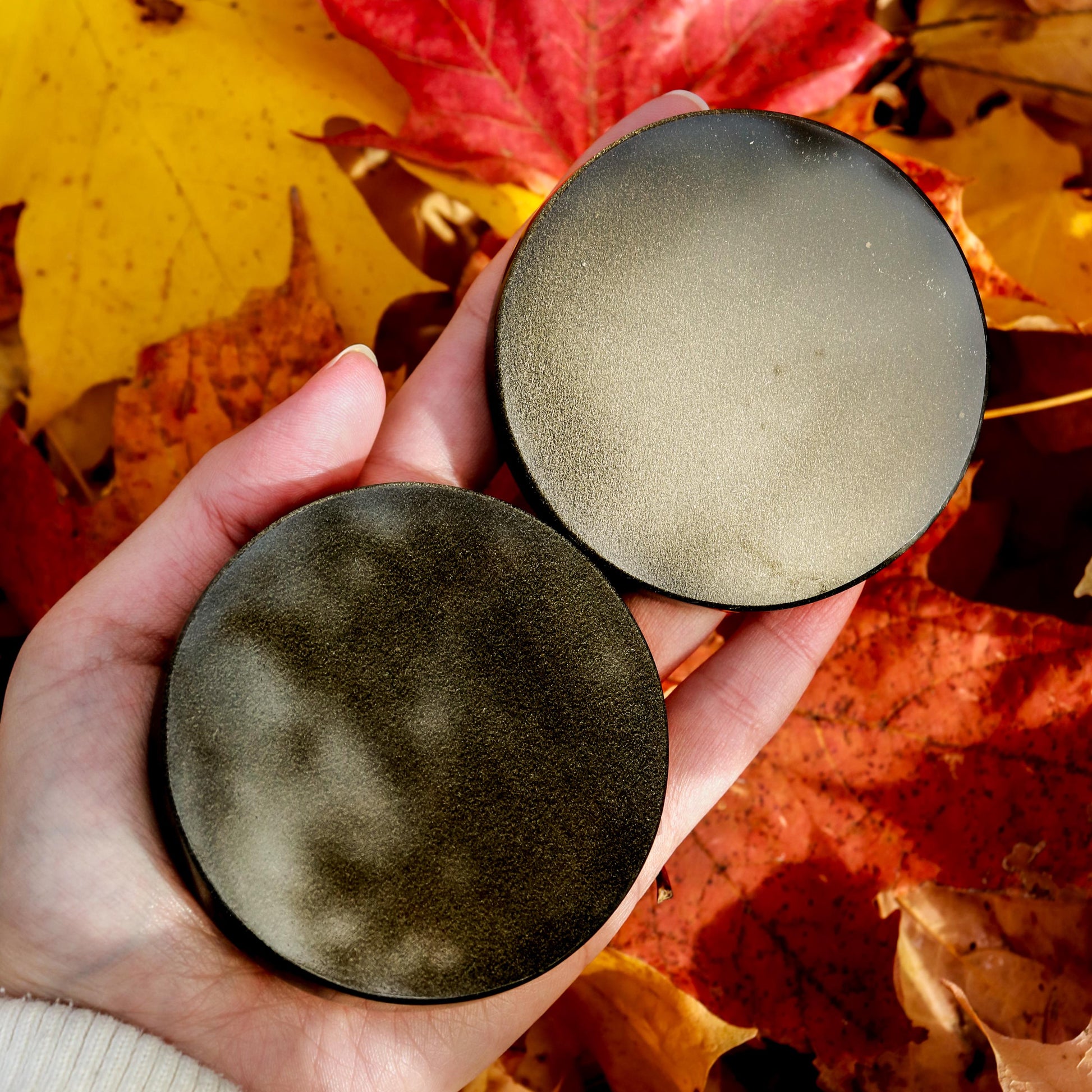Golden Sheen Obsidian Mirror | Golden Sheen Obsidian Crystal | Golden Sheen Obsidian to Reflect Powerful Intentions
