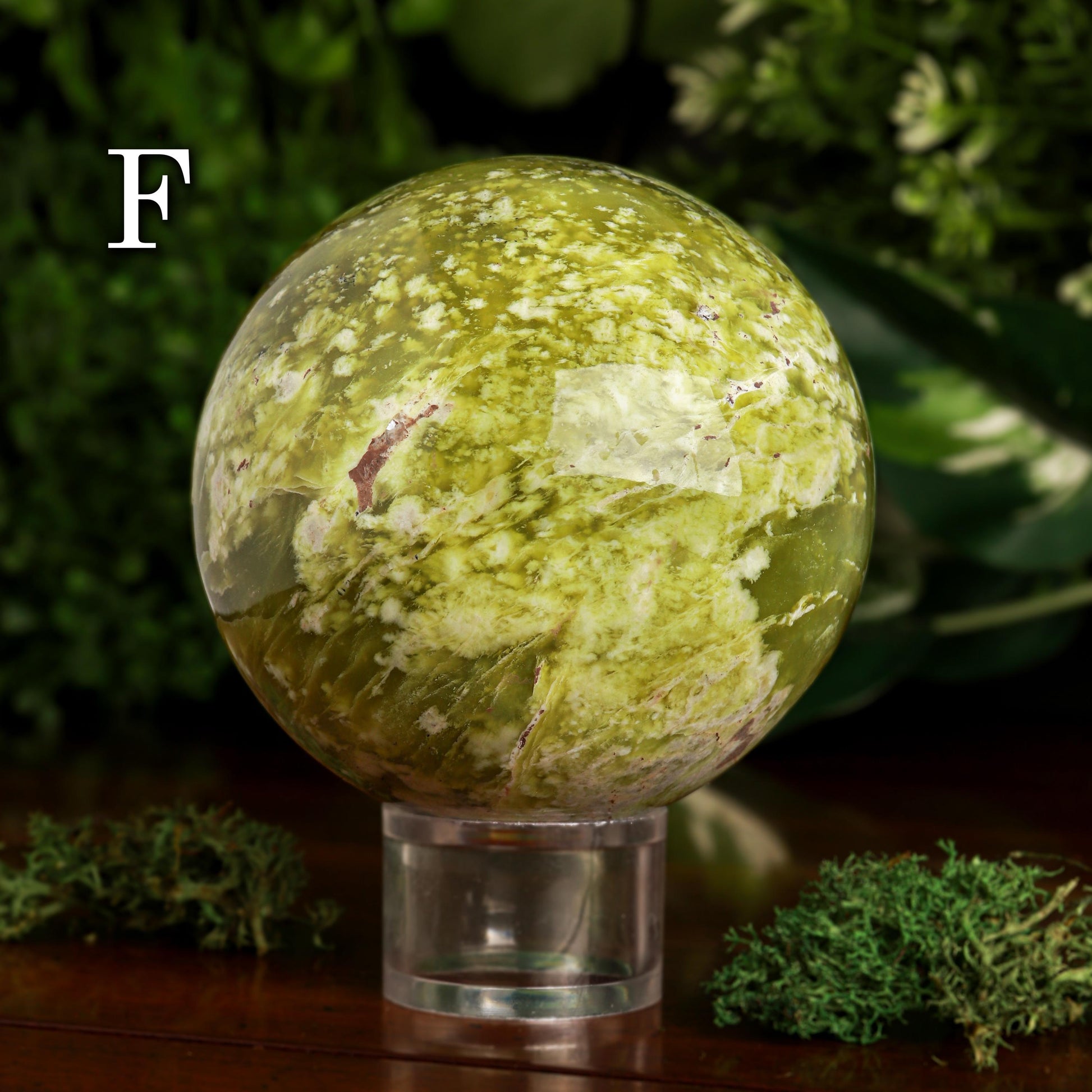Serpentine Sphere, Natural Polished Gemstone, Ethically Sourced, Pick your Own