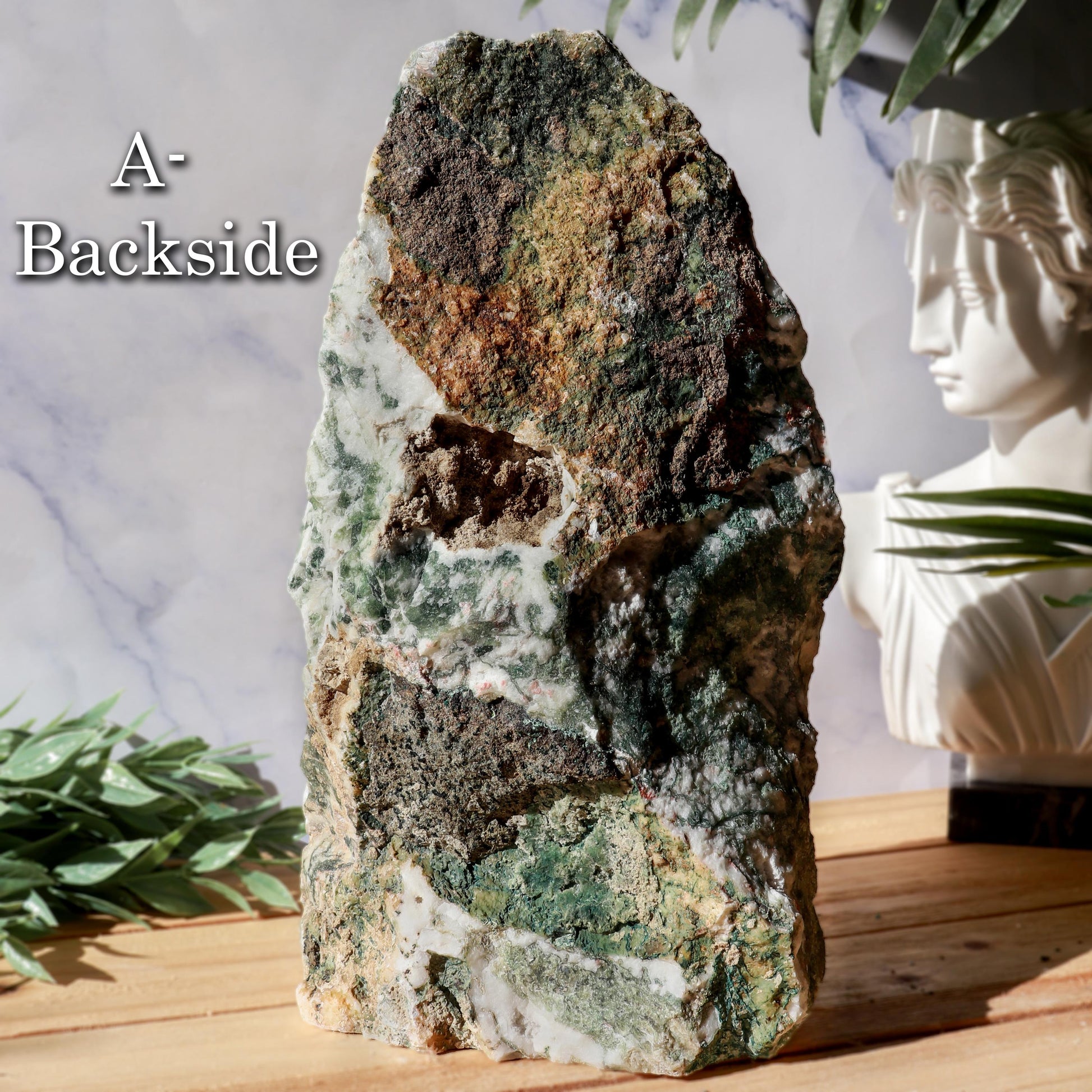 Tree Agate Decor Crystal, Ethically Sourced, Calming, Grounding Energy, Nature-Inspired Boho Decor Gift