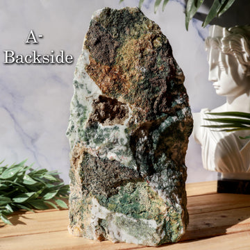 Tree Agate Decor Crystal, Ethically Sourced, Calming, Grounding Energy, Nature-Inspired Boho Decor Gift