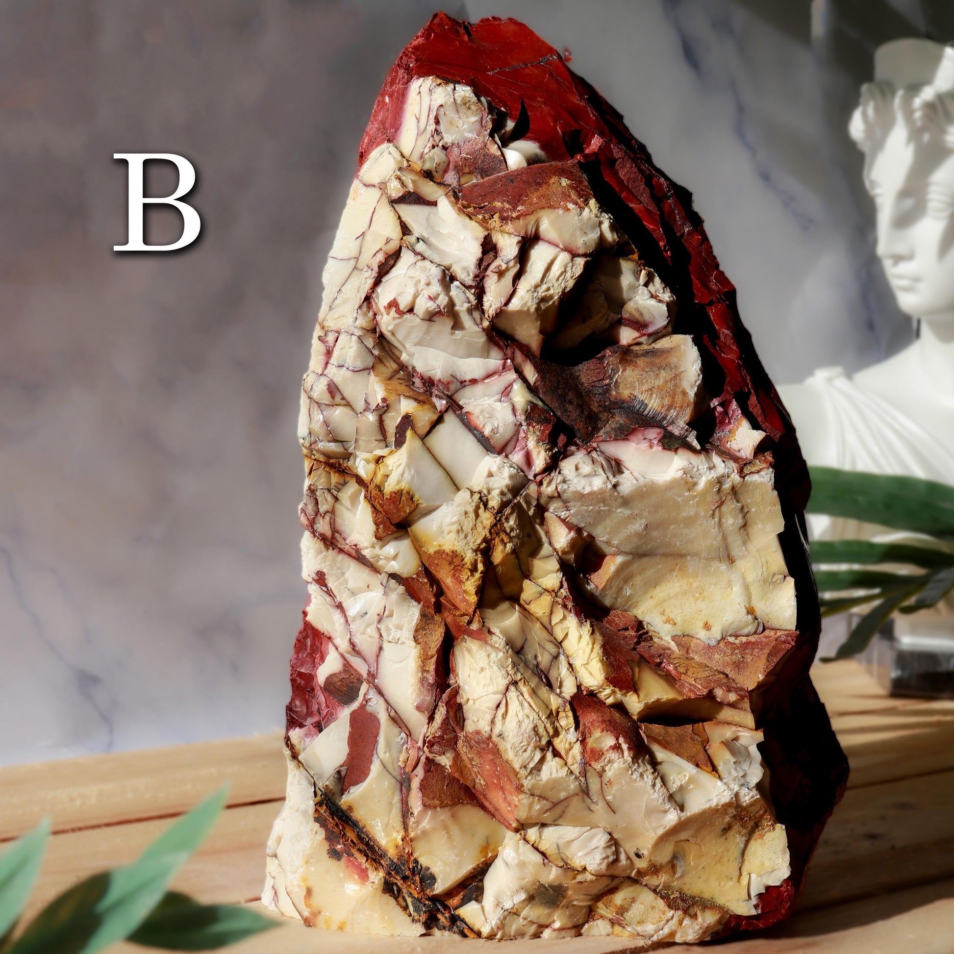 Mookaite Crystal Decor, Ethically Sourced, Grounding & Energizing, Boho Home Decor Gift