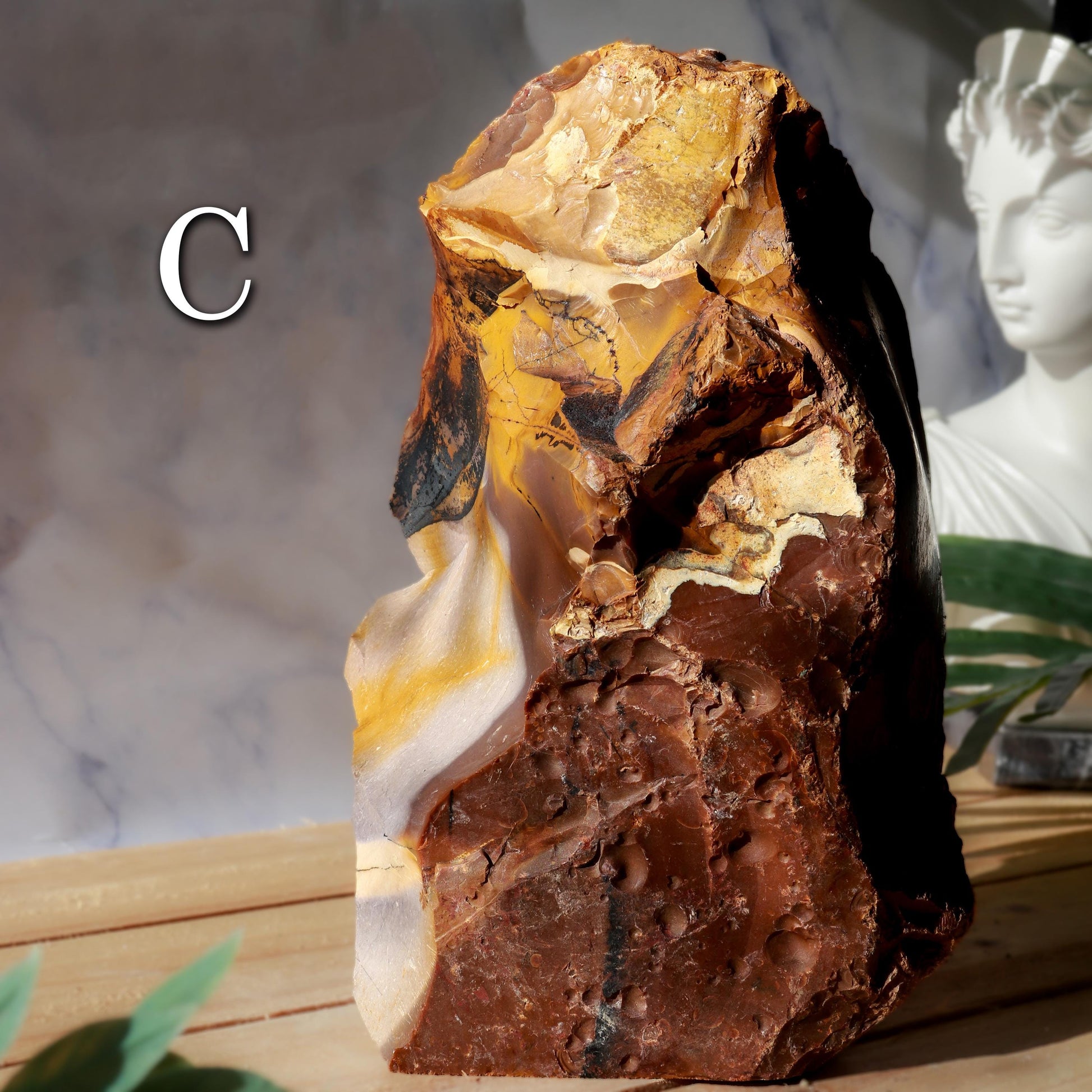 Mookaite Crystal Decor, Ethically Sourced, Grounding & Energizing, Boho Home Decor Gift