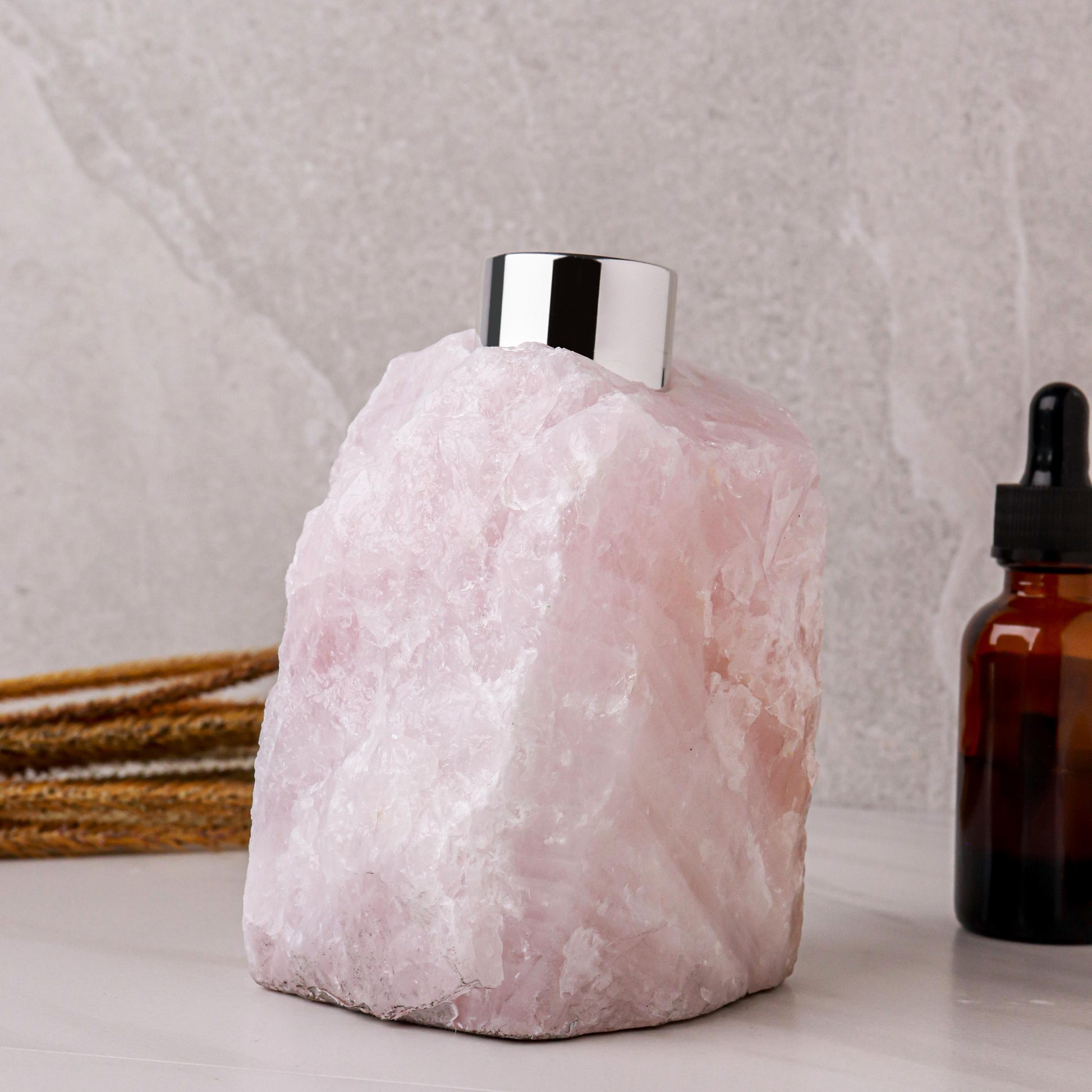 Rose Quartz Diffuser, Perfect Present, Self Love Stone, Heartfelt Gift, Ethically Sourced