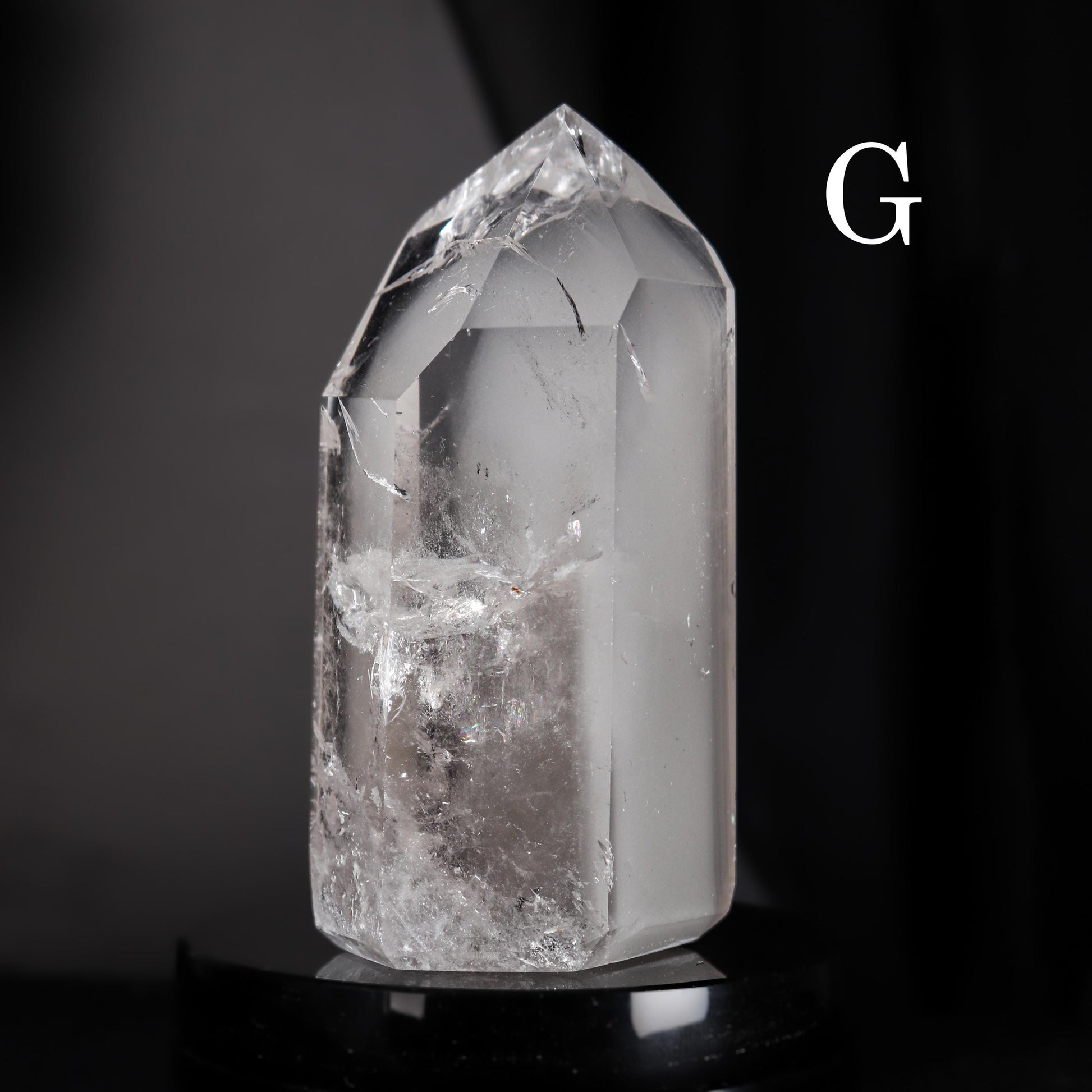 Clear Quartz Point with Phantoms, Clear Quartz Phantom Crystal Generator