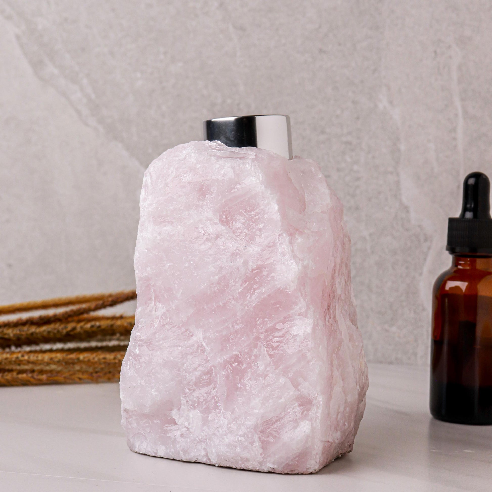 Rose Quartz Diffuser, Perfect Present, Self Love Stone, Heartfelt Gift, Ethically Sourced