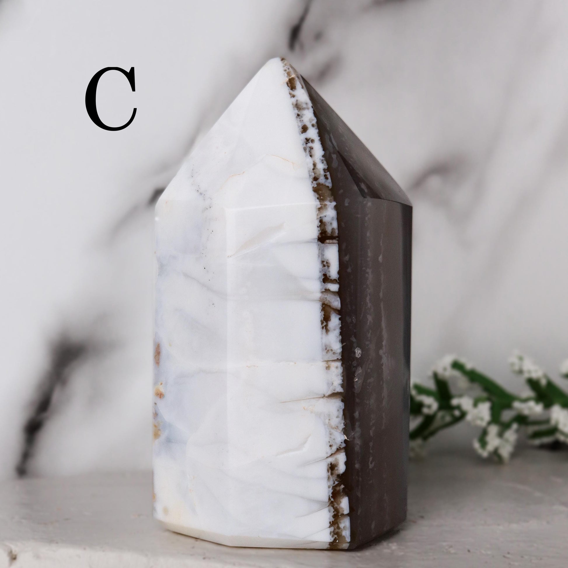 Opal Agate Towers, Emotional Healing, Spiritual Guidance, Crystal Home Decor, Ethically Sourced
