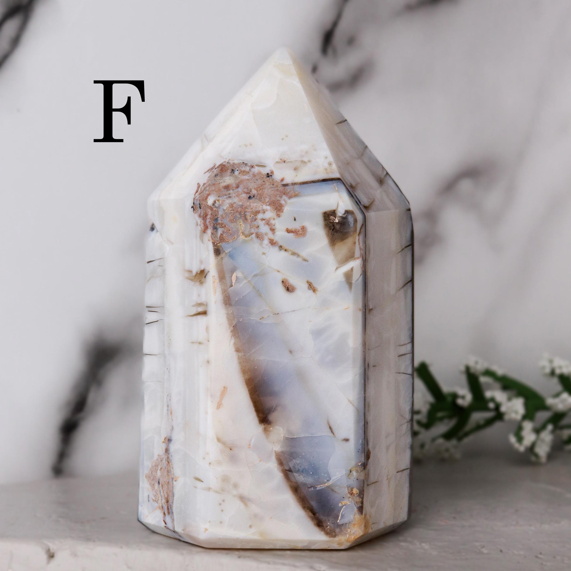 Opal Agate Towers, Emotional Healing, Spiritual Guidance, Crystal Home Decor, Ethically Sourced